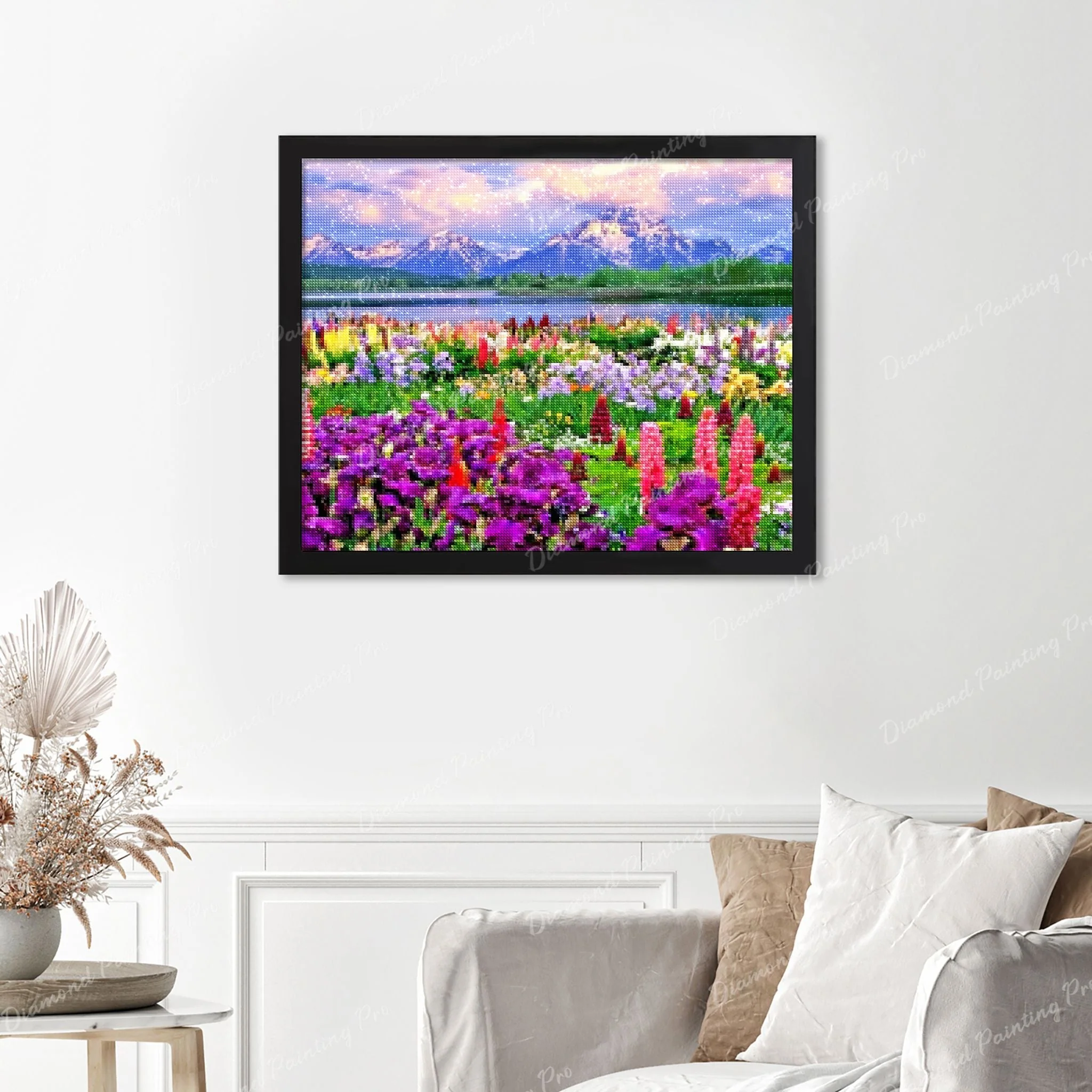 Picturesque Grand Teton | Finished Diamond Painting - Image 4