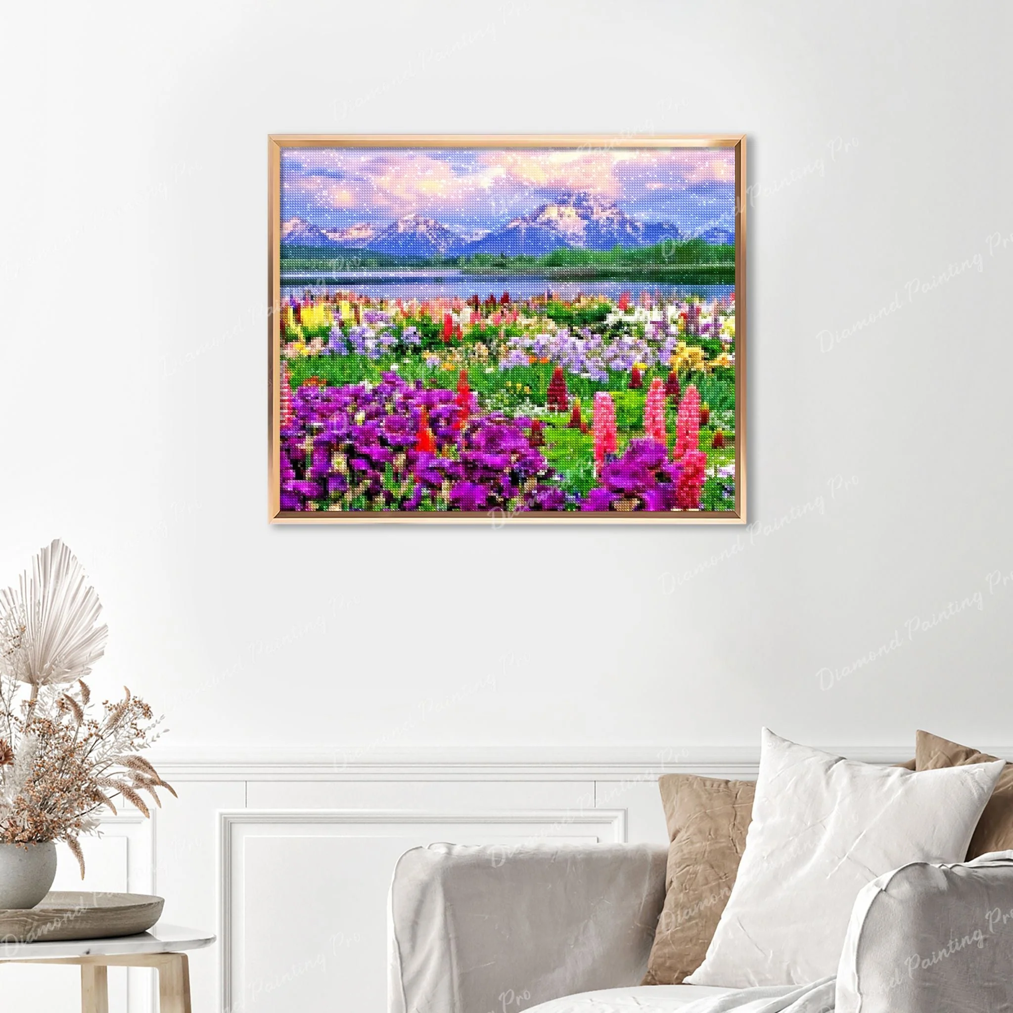 Picturesque Grand Teton | Finished Diamond Painting - Image 5