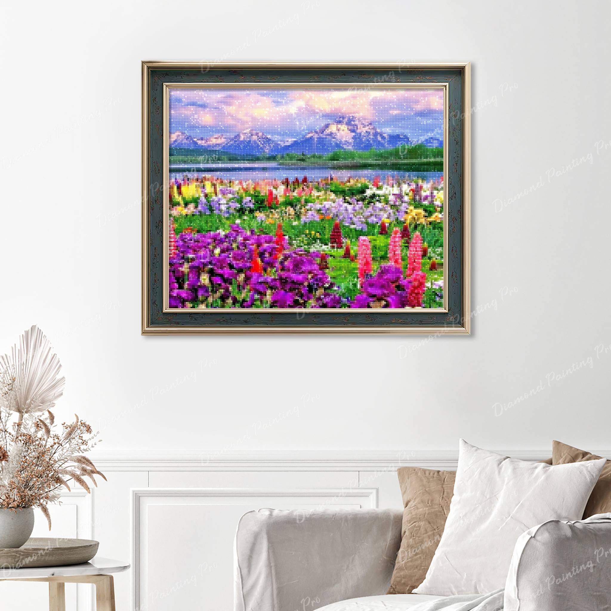 Picturesque Grand Teton | Finished Diamond Painting - Image 6