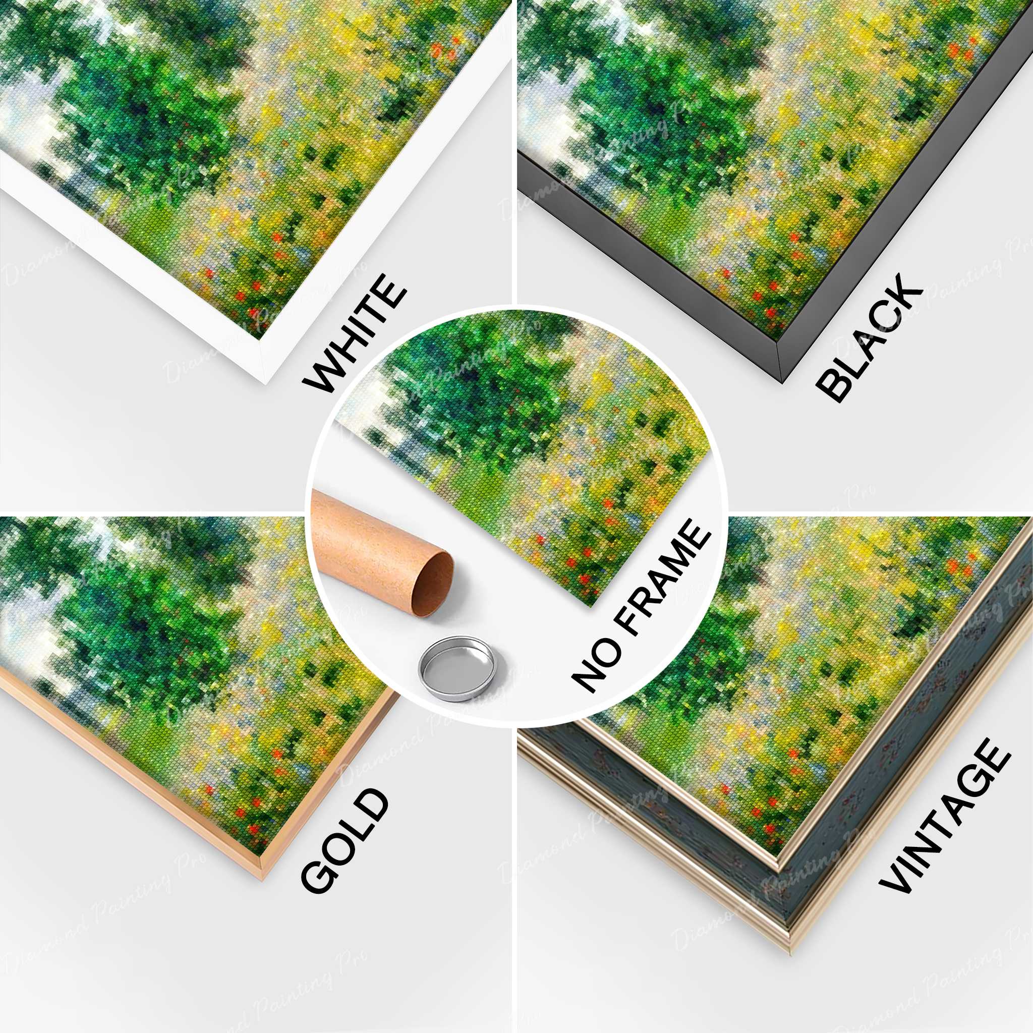 Poppy Fields Near Argenteuil - Claude Monet | Finished Diamond Painting - Image 7