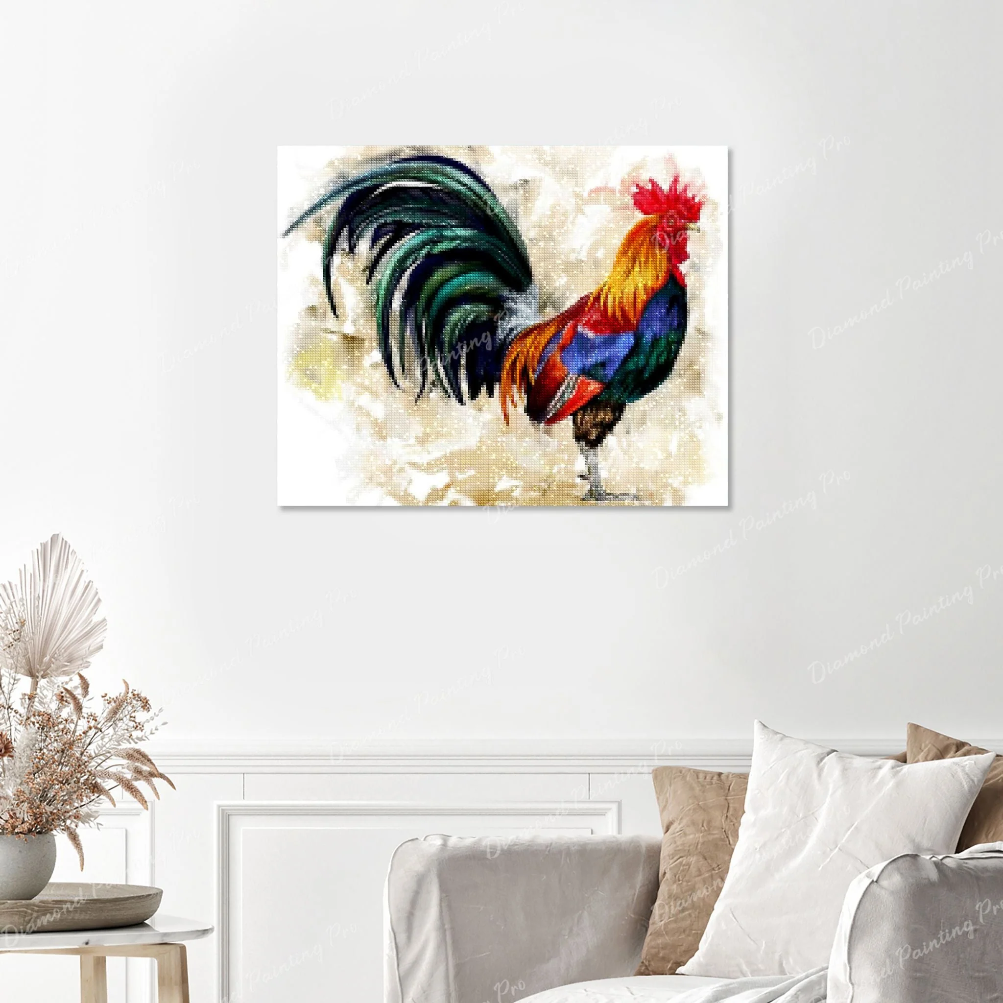 Rooster | Finished Diamond Painting - Image 2