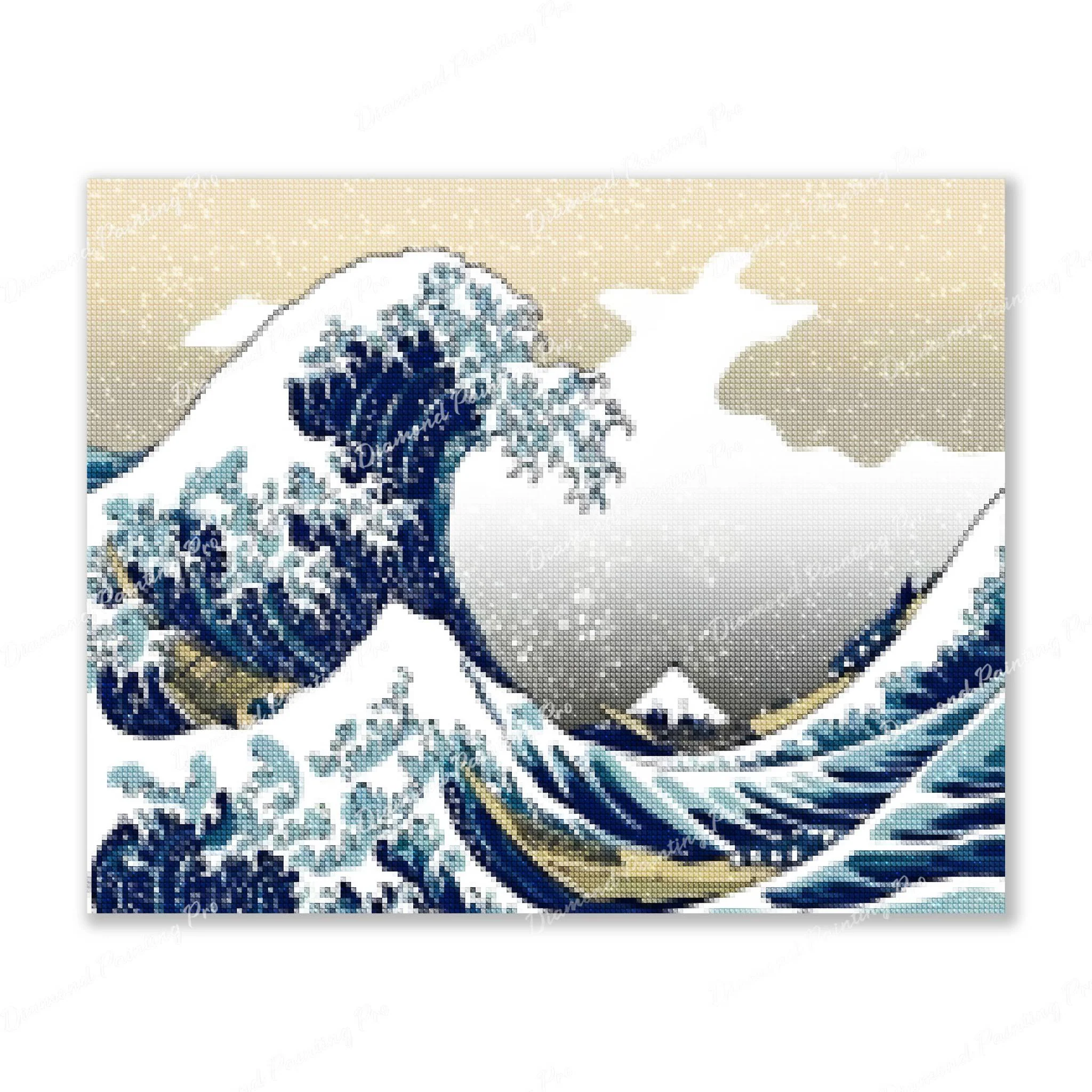 The Great Wave off Kanagawa | Finished Diamond Painting