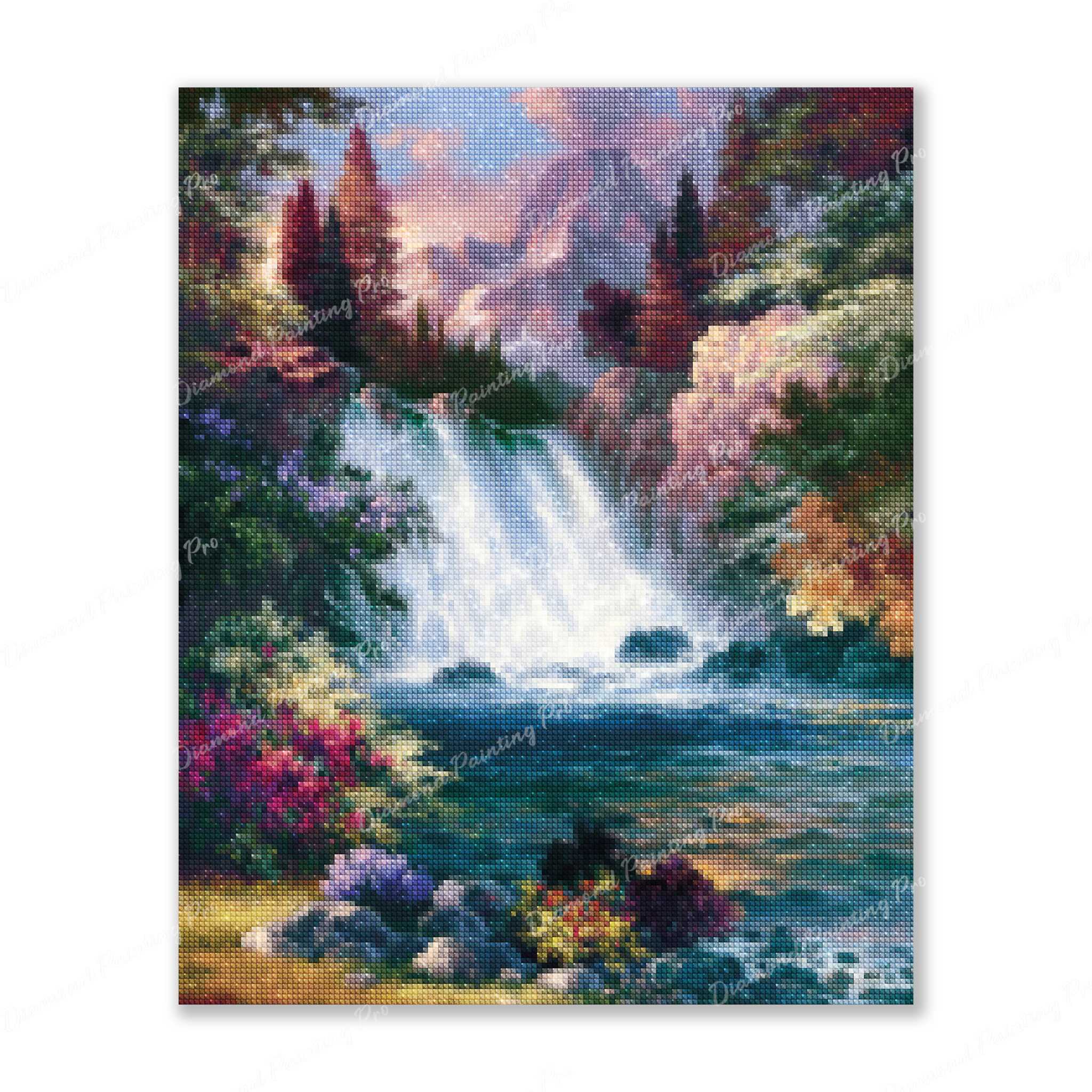 Waterfalls | Finished Diamond Painting