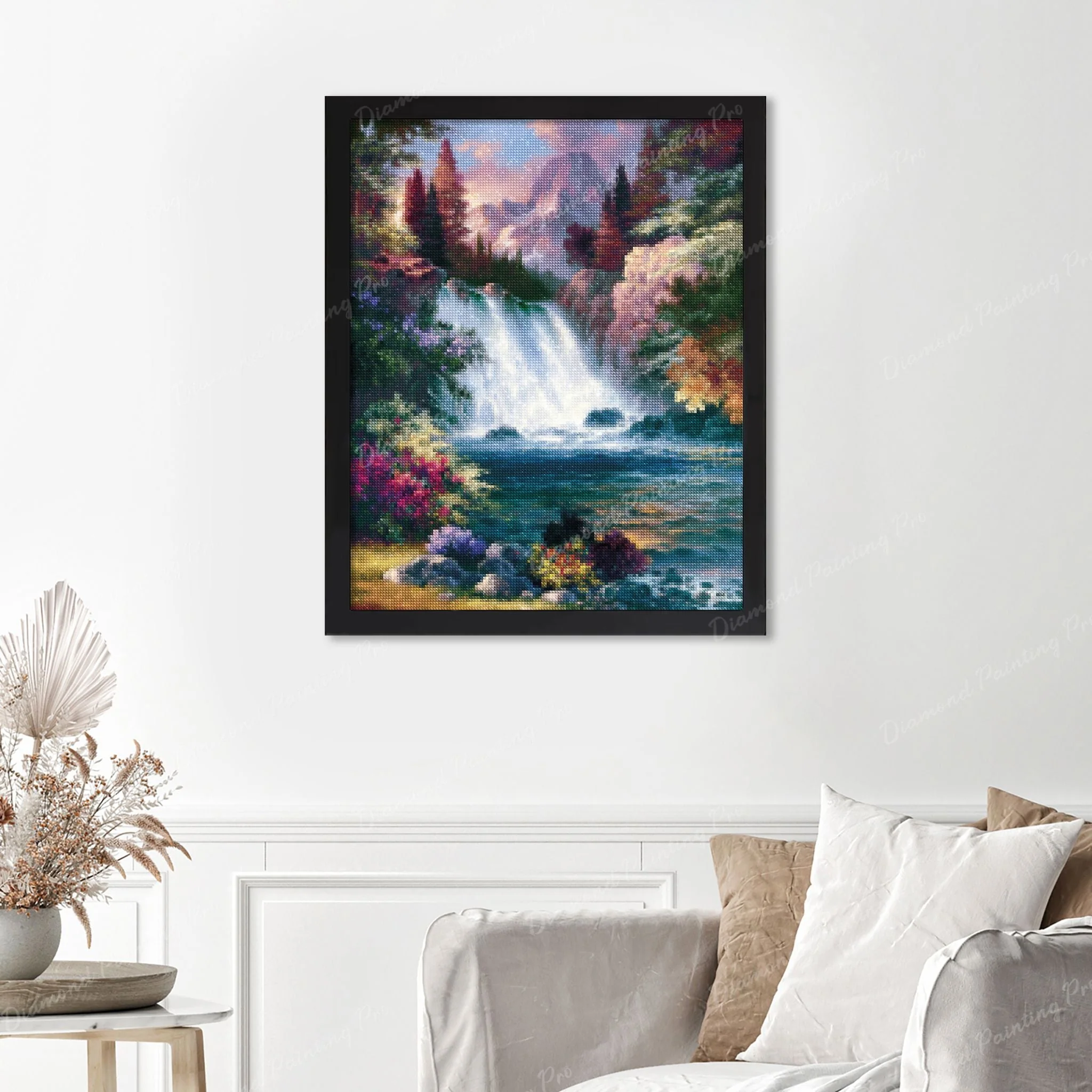 Waterfalls | Finished Diamond Painting - Image 4