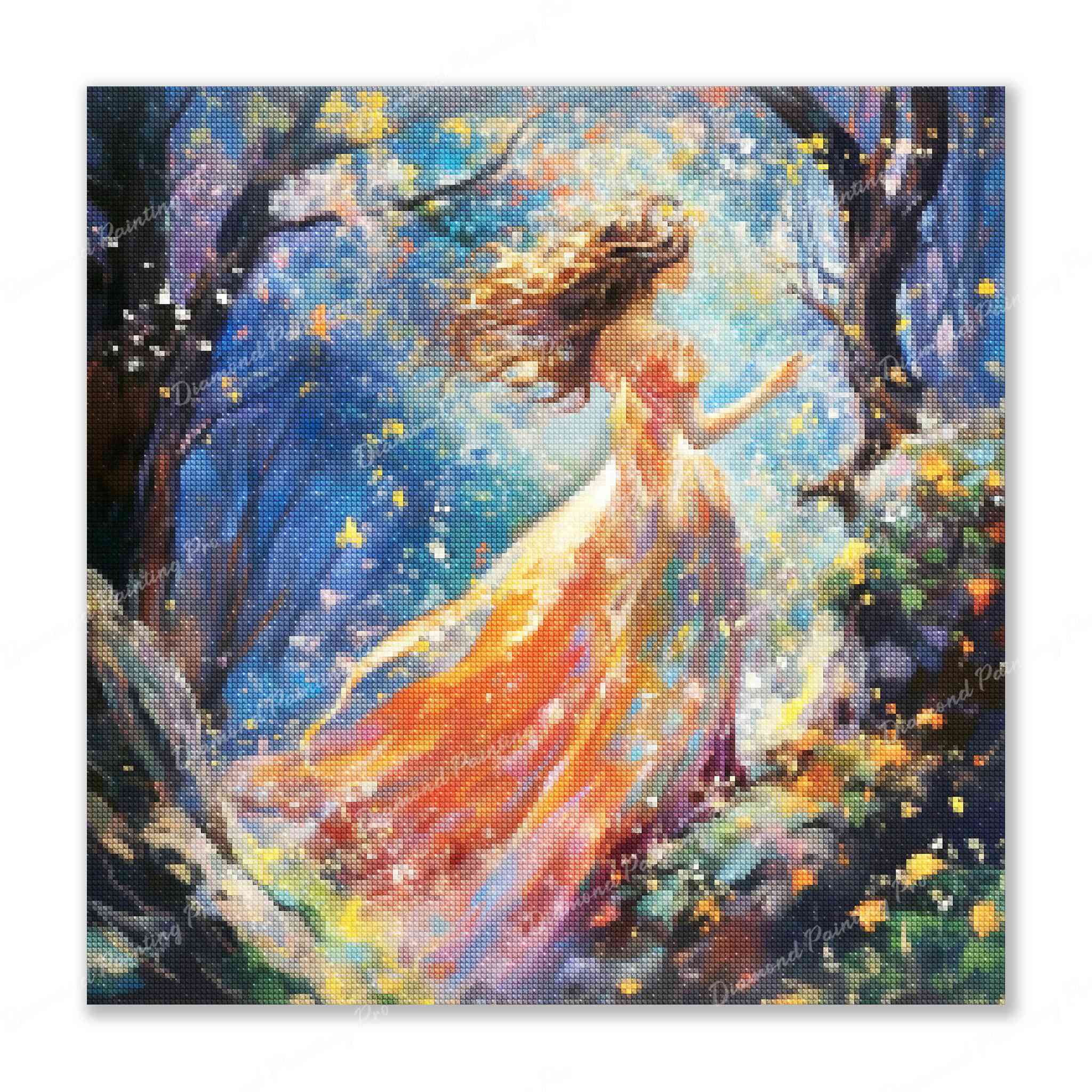 Willow The Whimsical Wanderer | Finished Diamond Painting