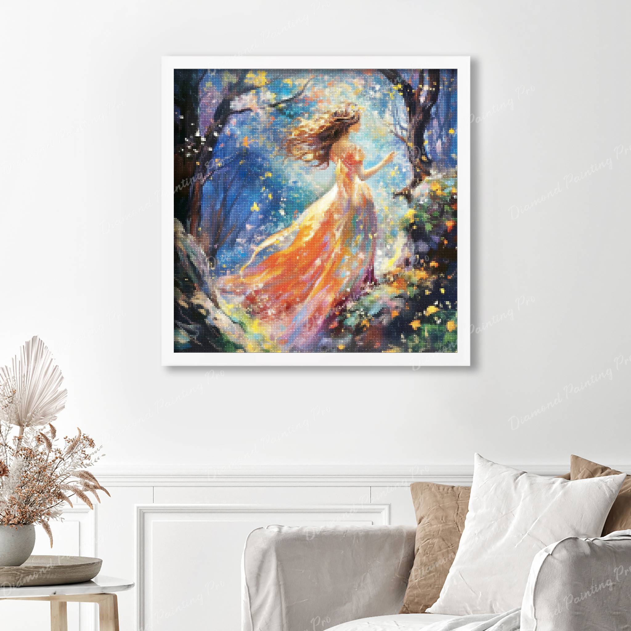 Willow The Whimsical Wanderer | Finished Diamond Painting - Image 3