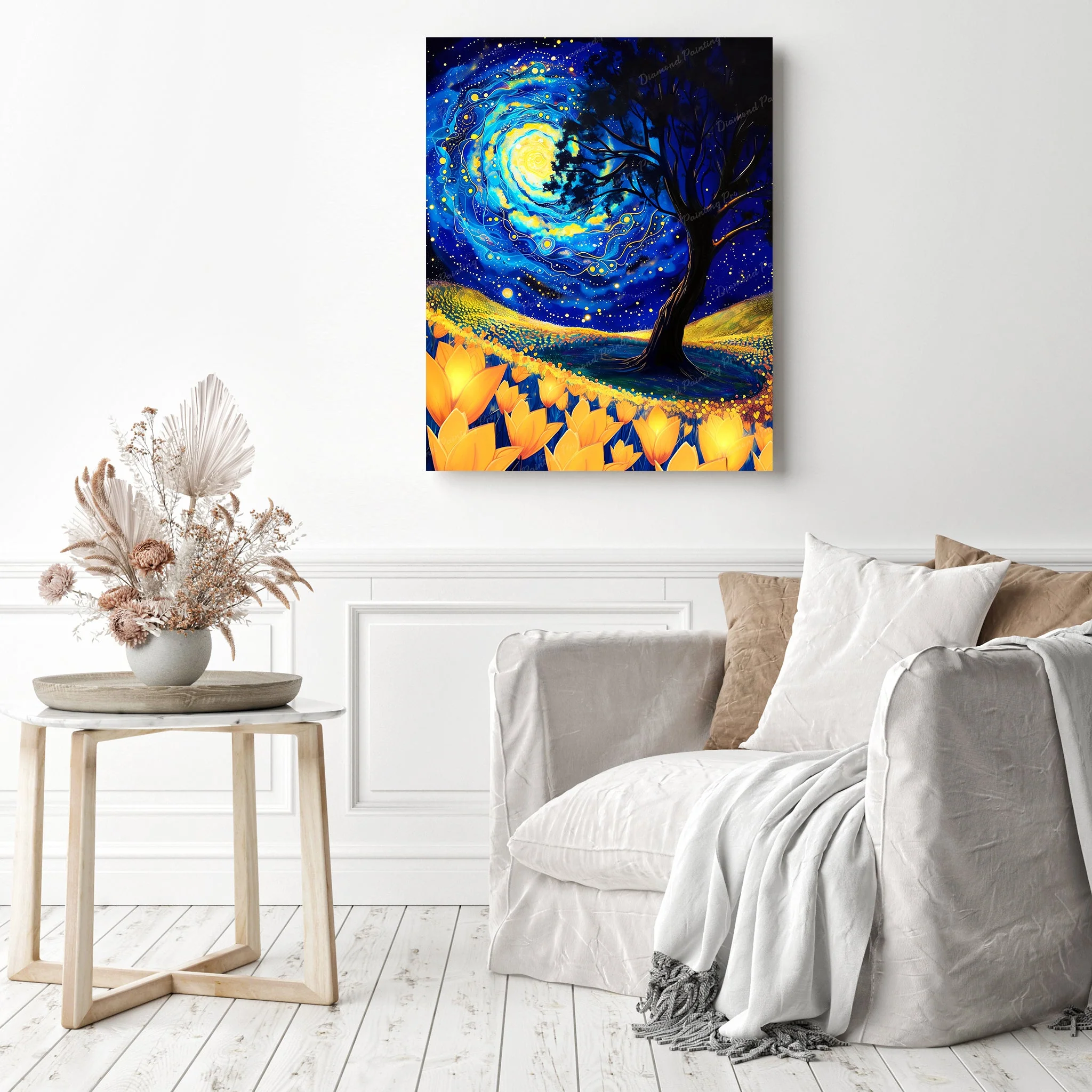 Galaxy Tulips | Diamond Painting - Image 3