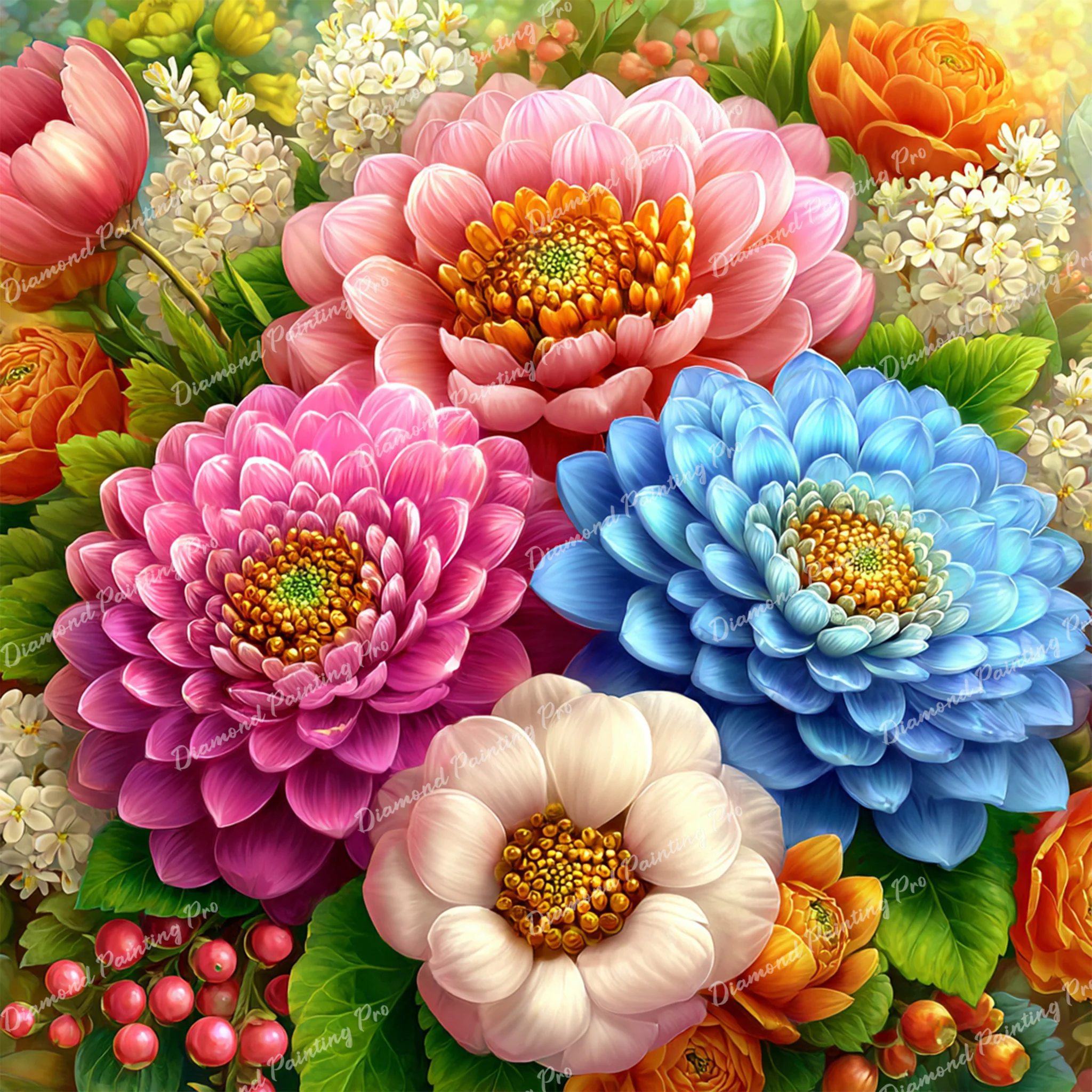 Garden Flowers | Diamond Painting - Image 2