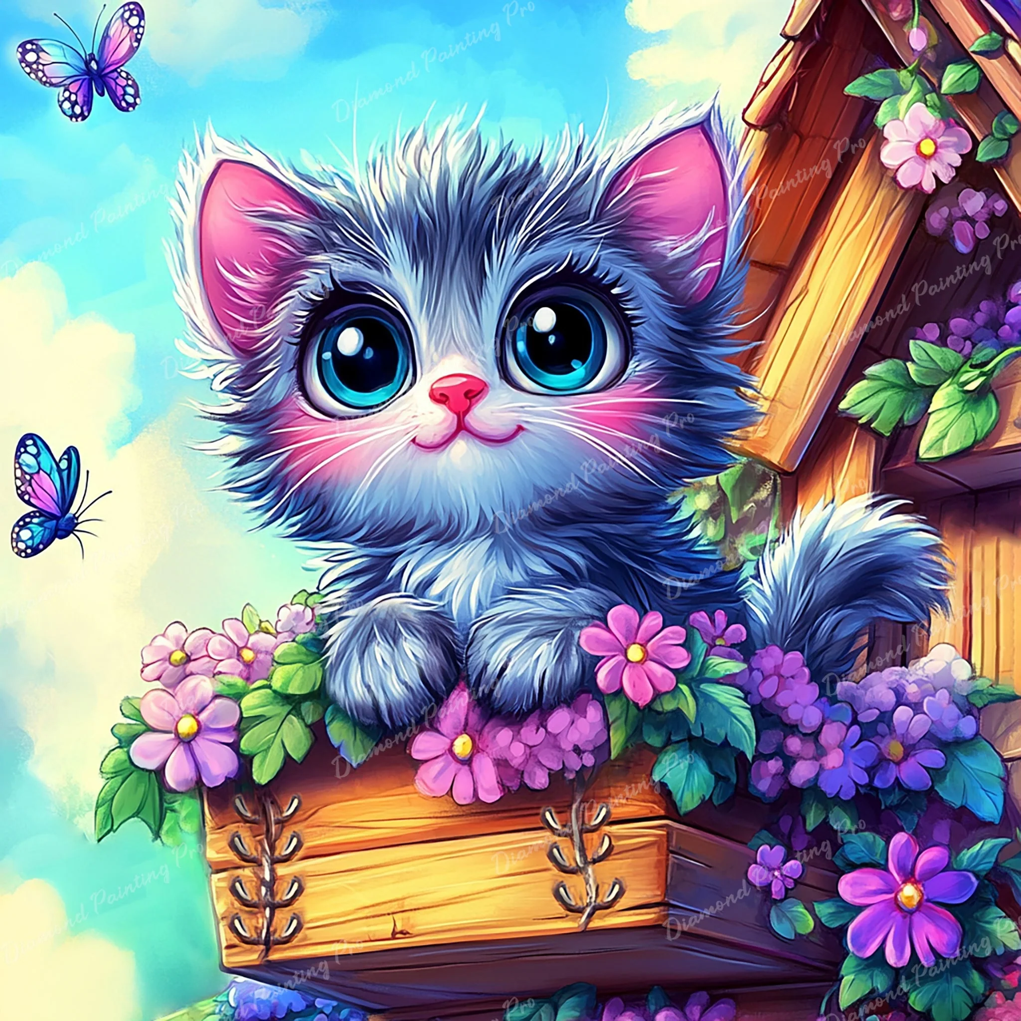 Garden Lookout | Diamond Painting - Image 2