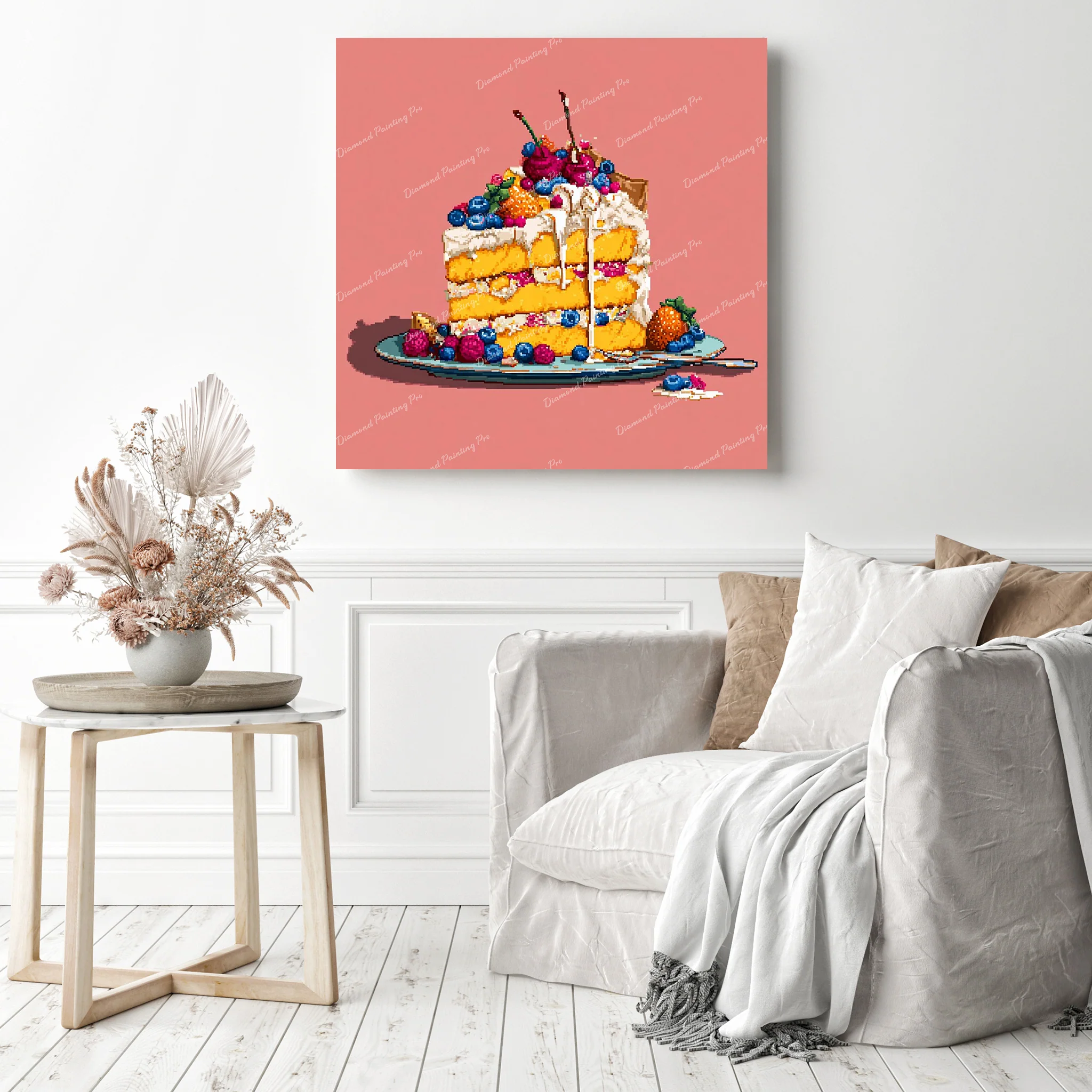 Glazed Berry Cake | Diamond Painting - Image 3