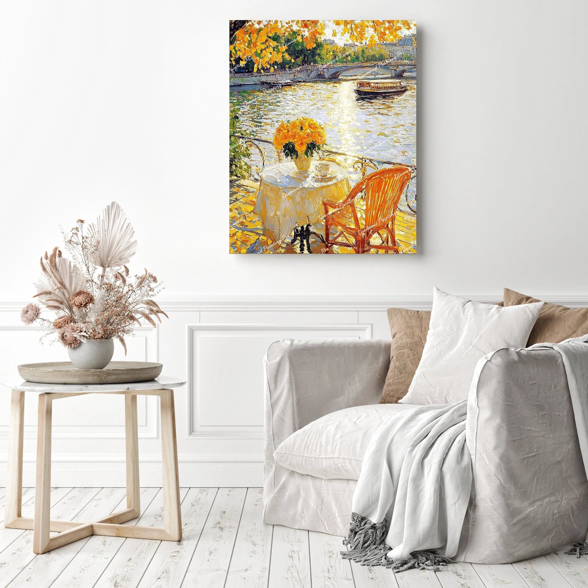 Golden Morning Tea | Diamond Painting - Image 3