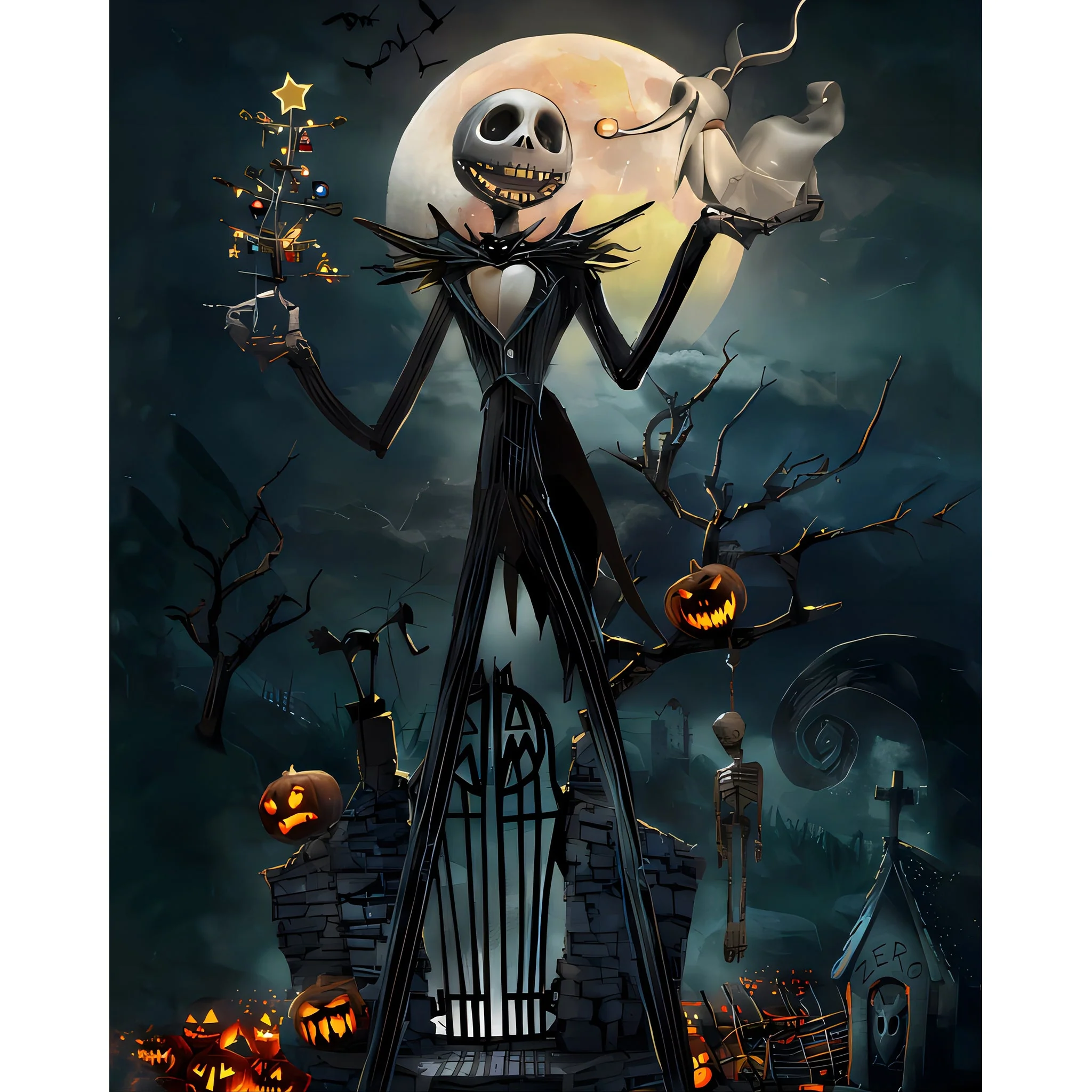 Halloween Skulls | Diamond Painting - Image 2