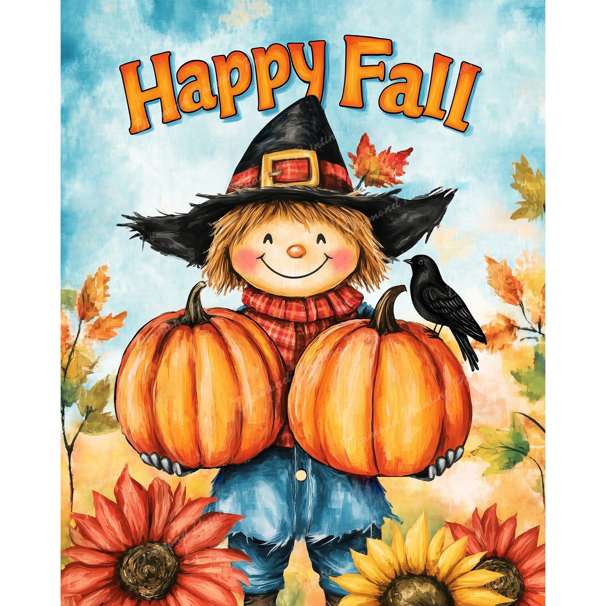 Happy Fall Hugs | Diamond Painting - Image 2