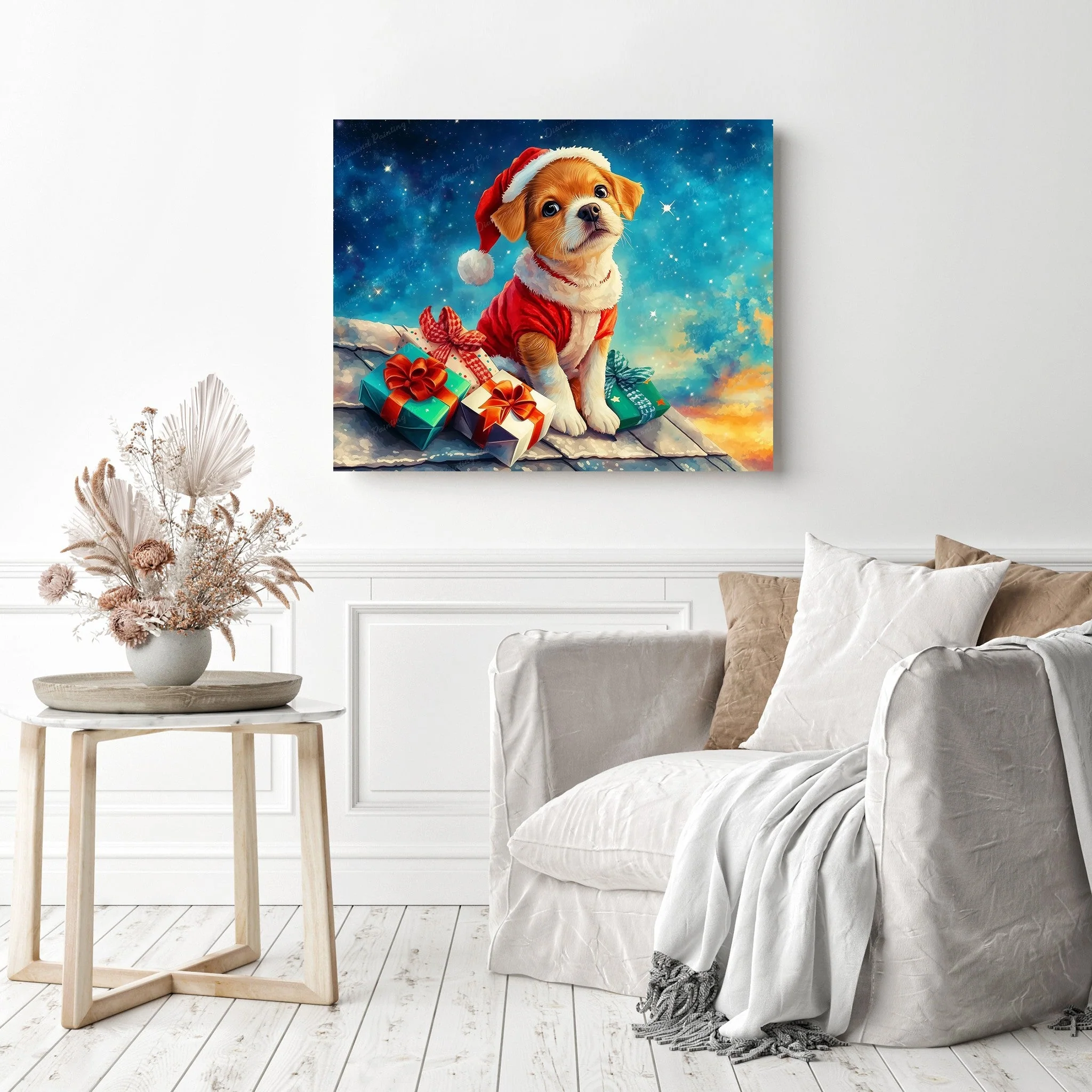 Happy Holiday Pup | Diamond Painting - Image 3