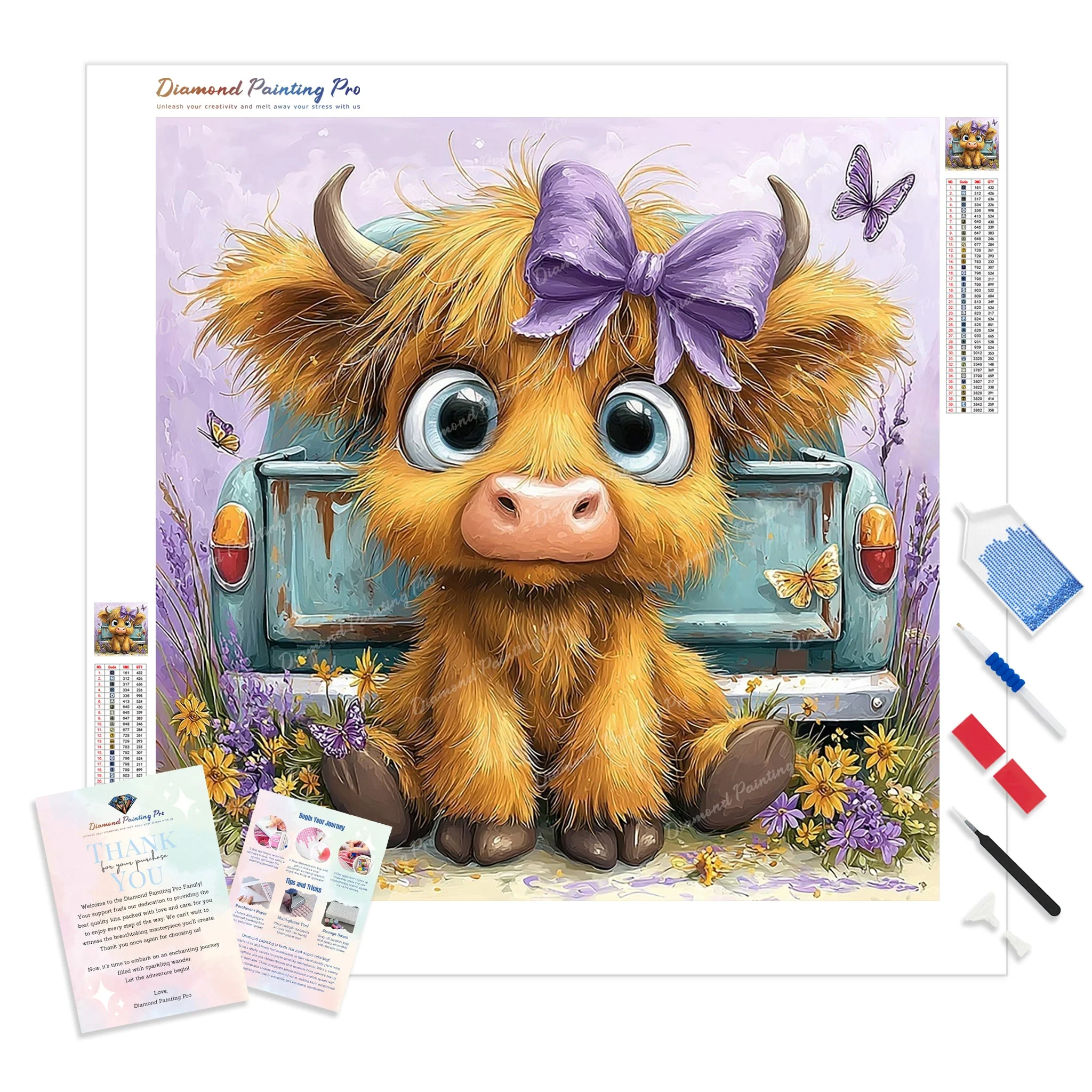 Highland Sweetheart | Diamond Painting