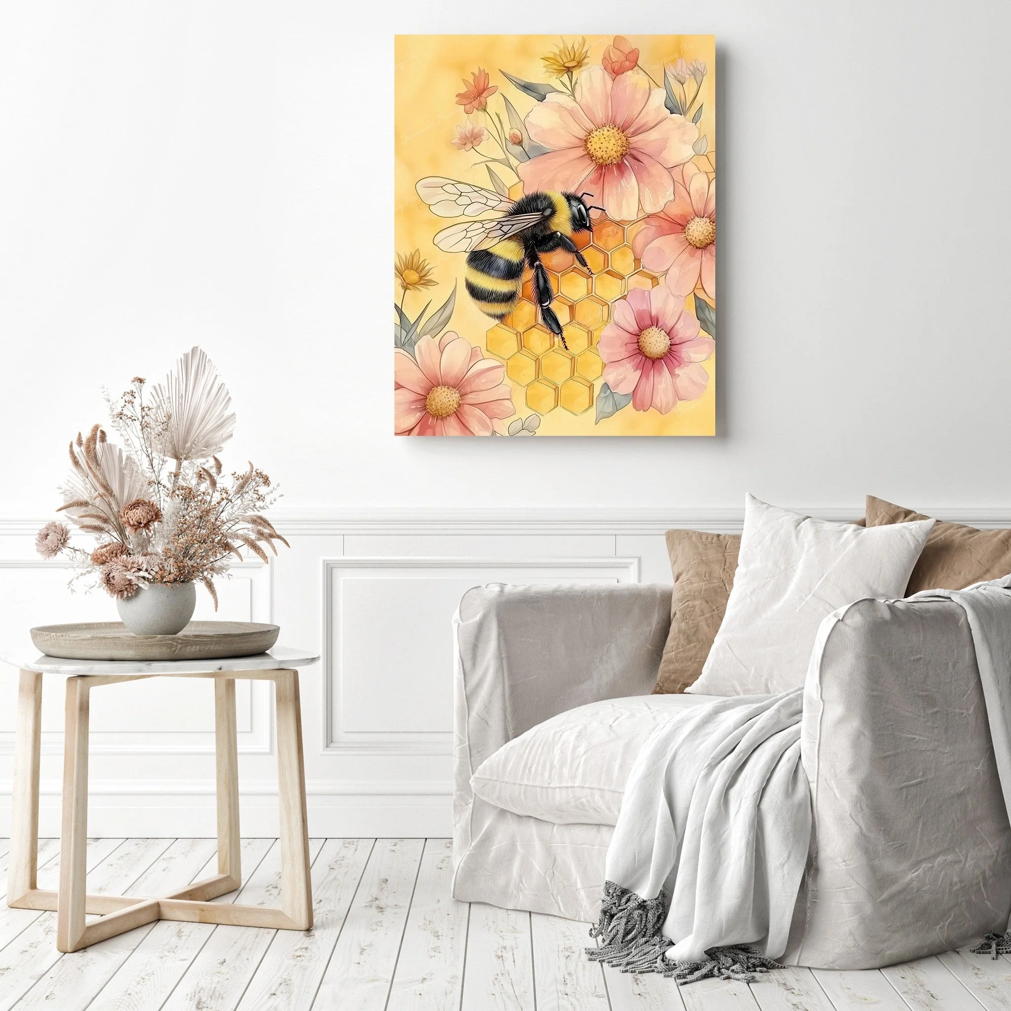 Honey Bee Blossom | Diamond Painting - Image 3