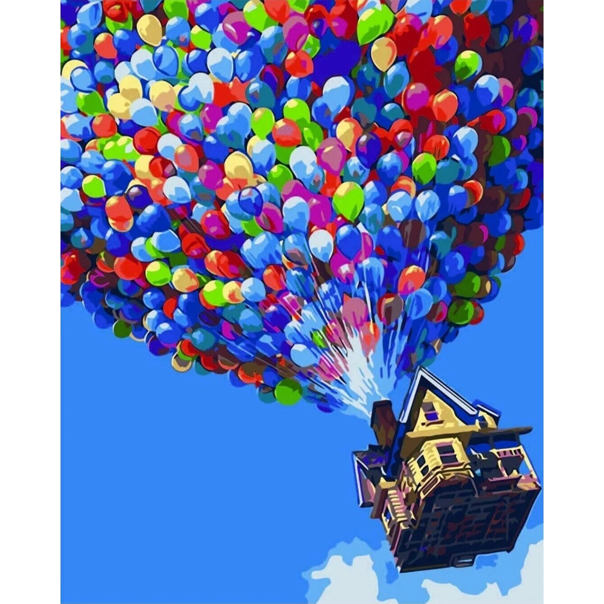 Flying House | Diamond Painting - Image 2