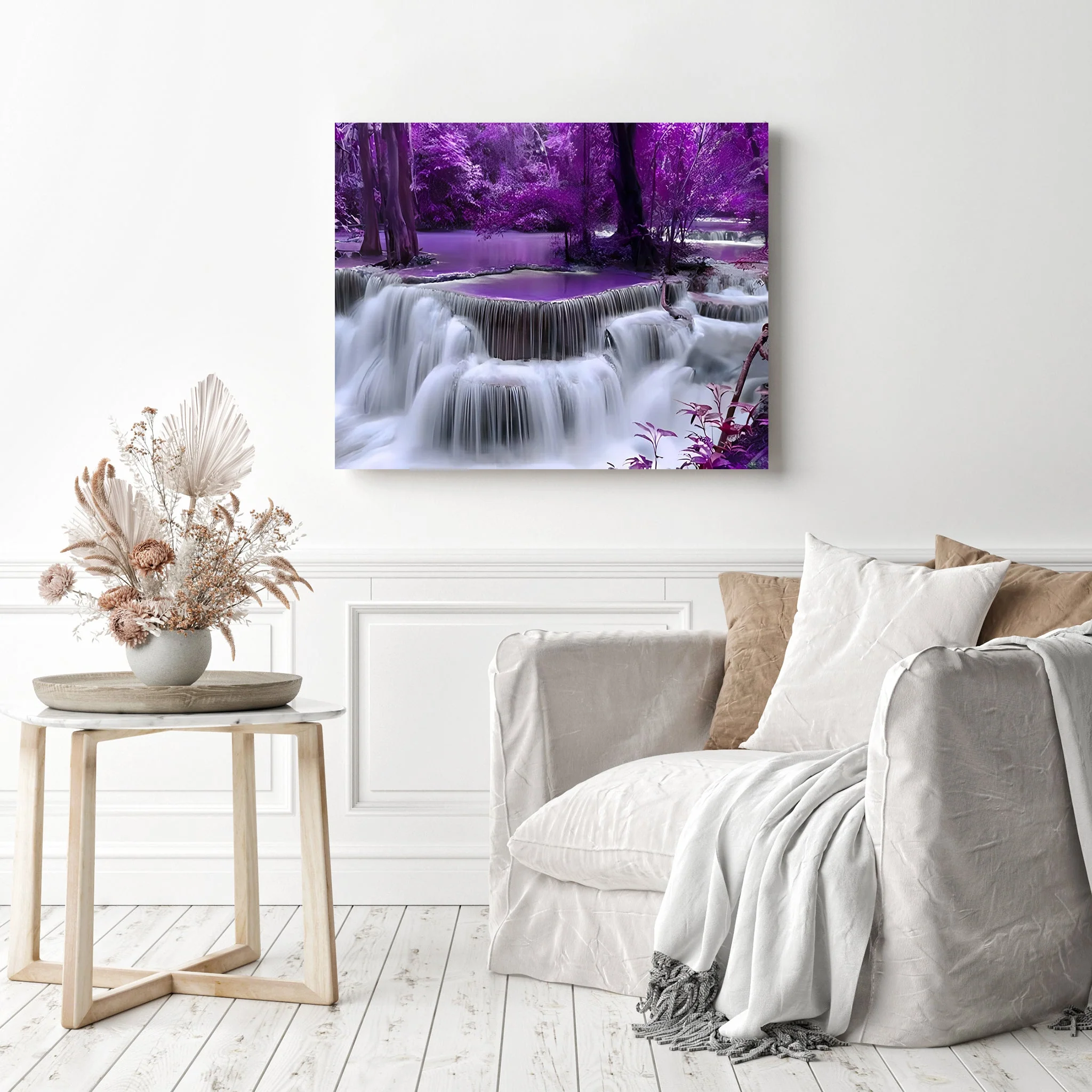 Purple Waterfall | Diamond Painting - Image 3