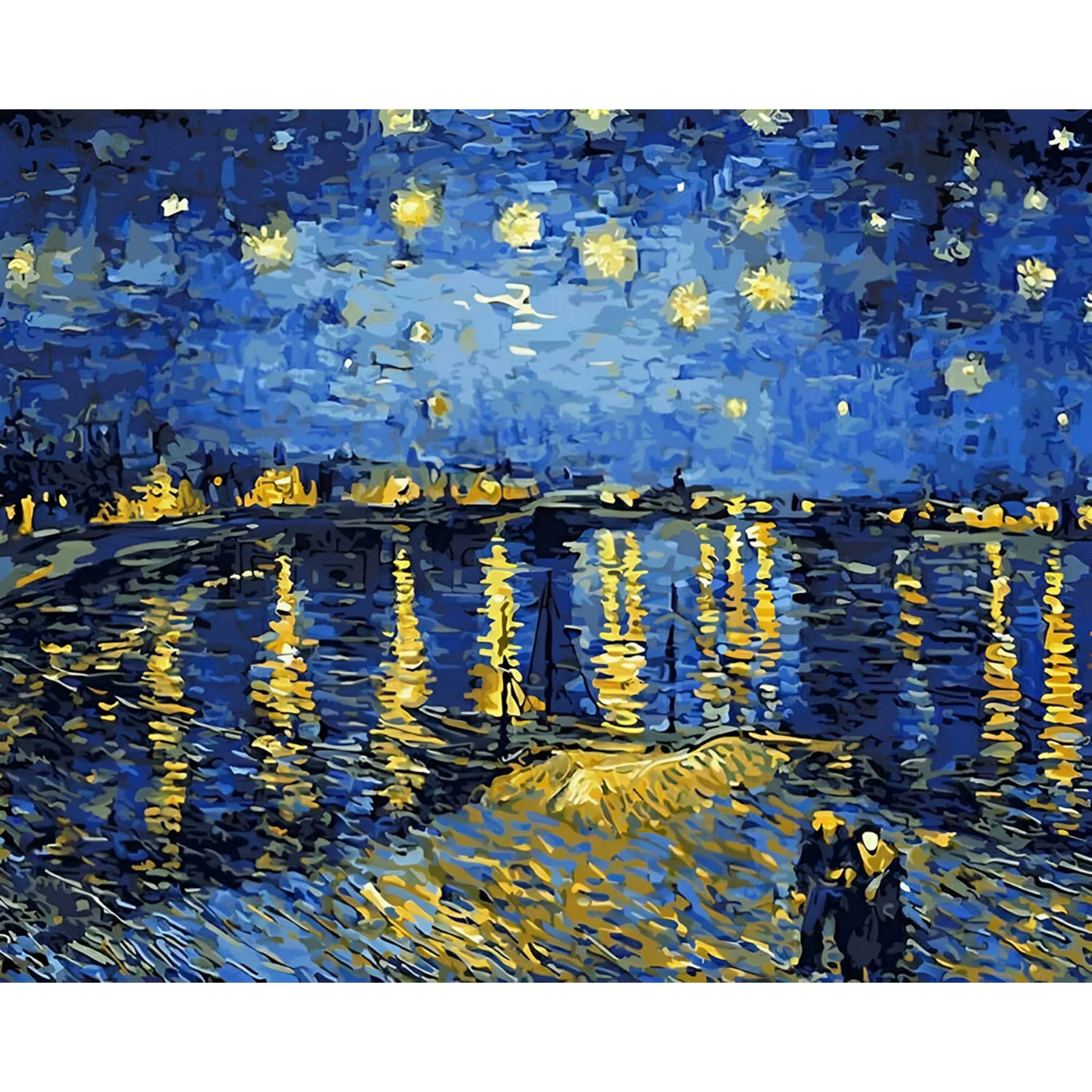 Starry Night Over The Rhône Van Gogh’s | Diamond Painting - Image 2