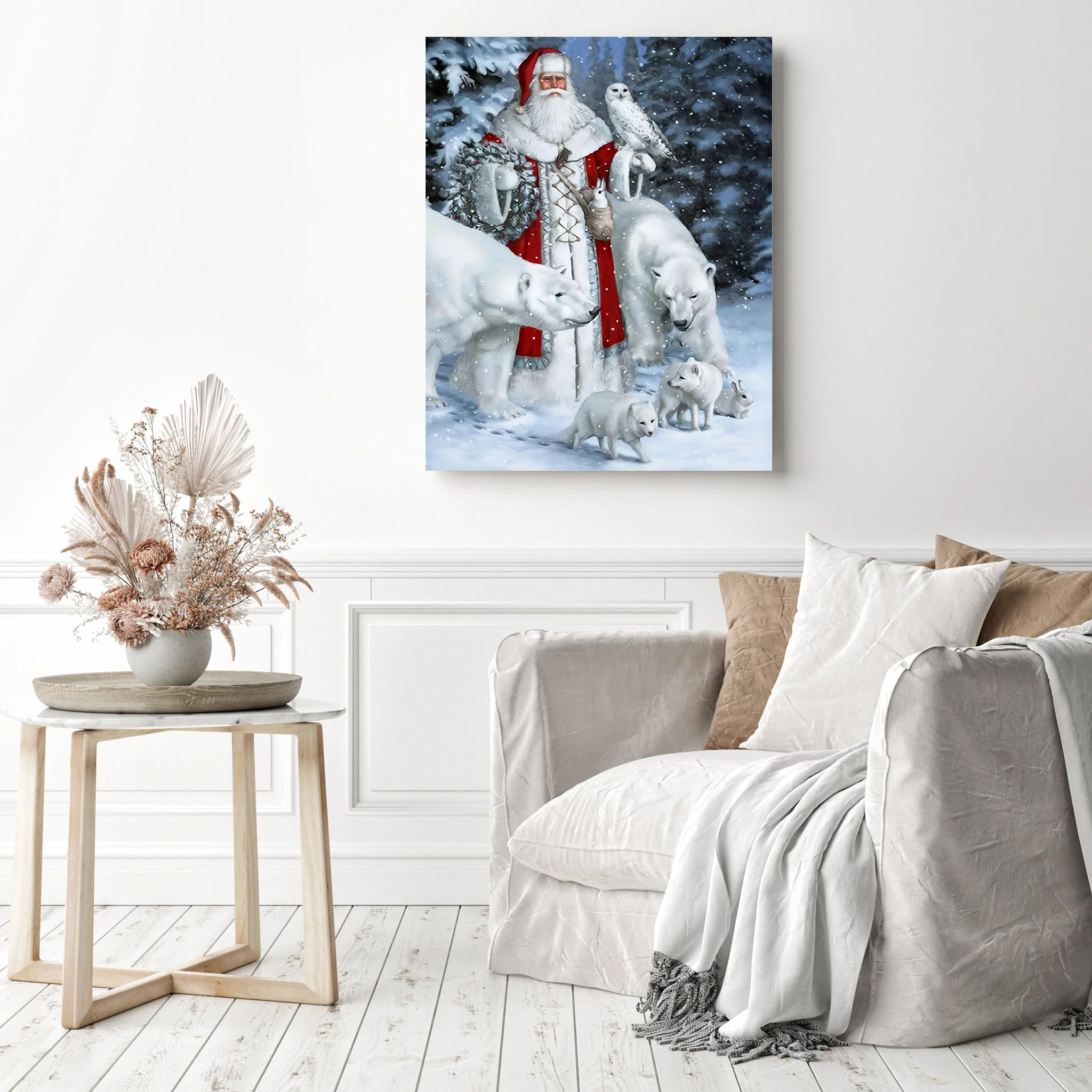 Santa and Bear | Diamond Painting - Image 3