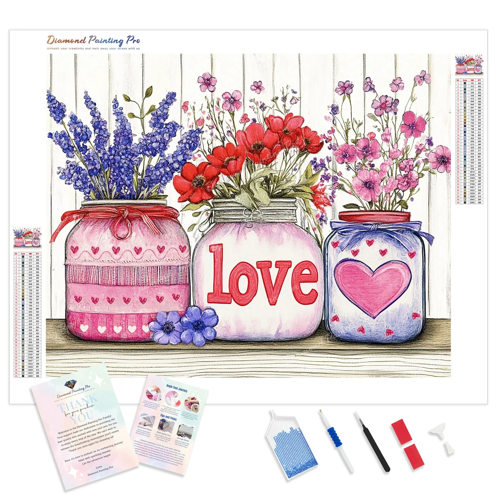 Jars of Love | Diamond Painting