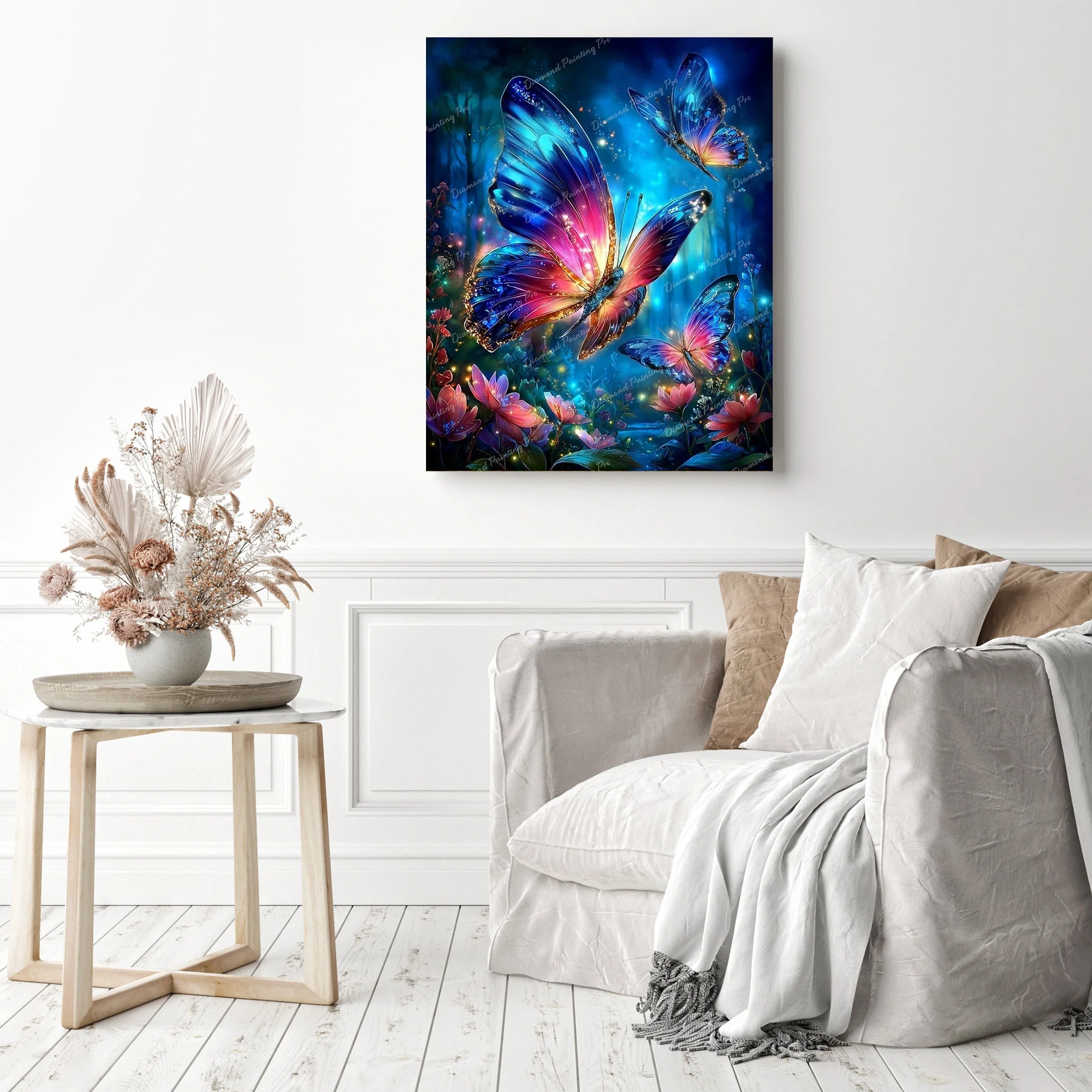 Jeweled Butterflies | Diamond Painting - Image 3