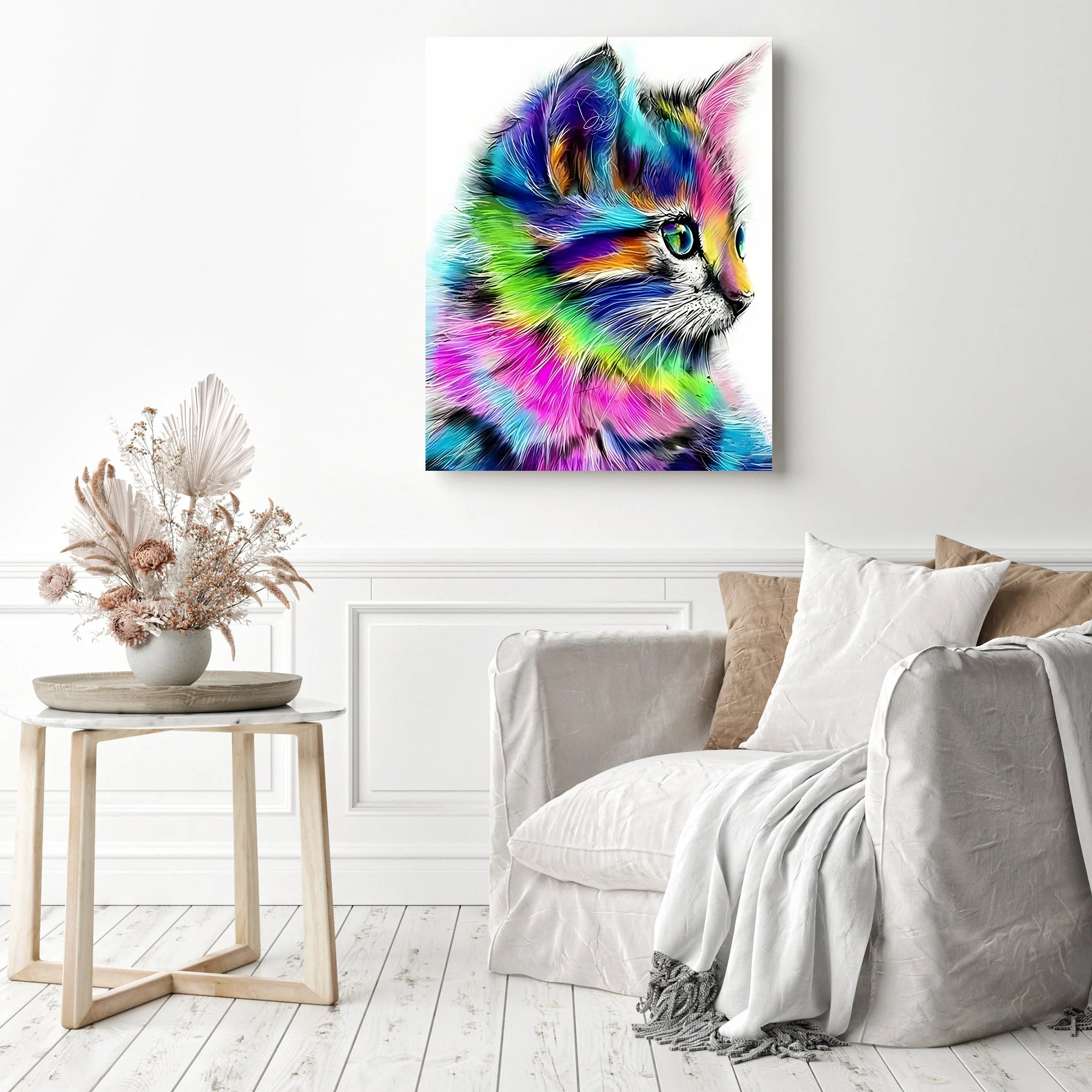 Kaleidoscope Kitty | Diamond Painting - Image 3