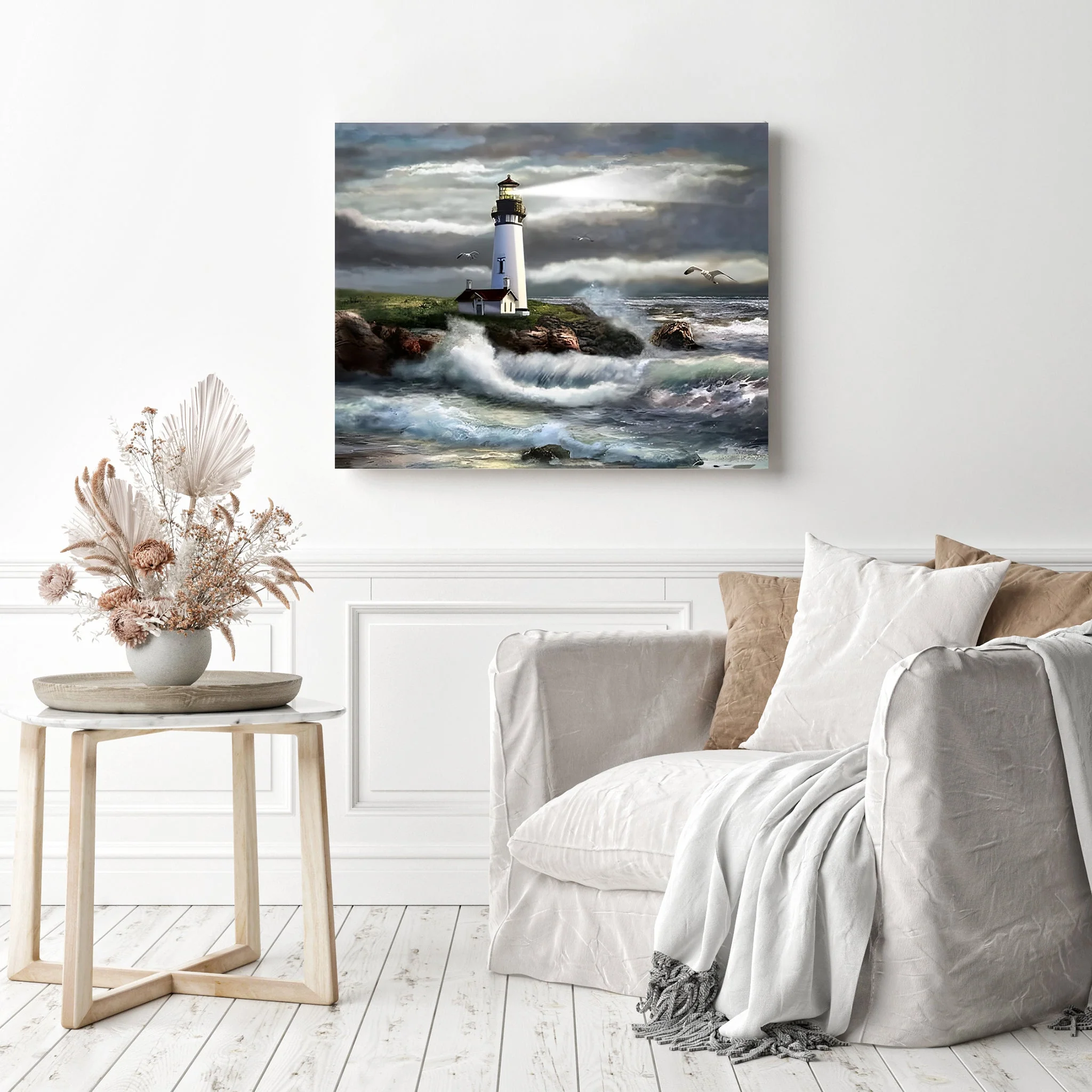 Lighthouse Beam of Hope | Diamond Painting - Image 3