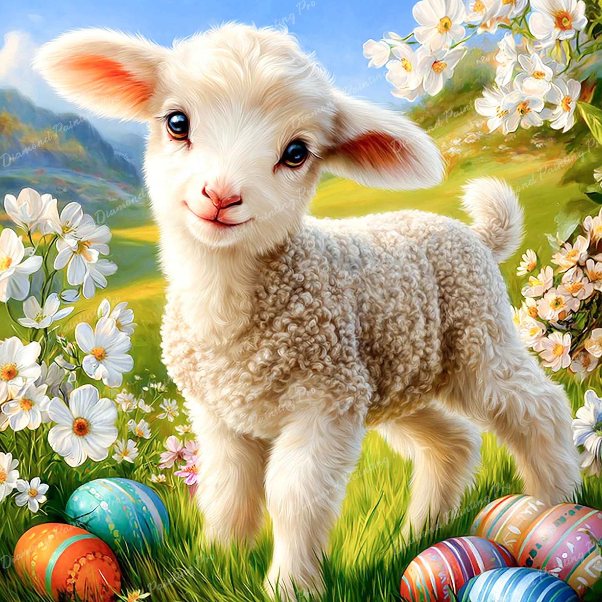 Little Lamb | Diamond Painting - Image 2