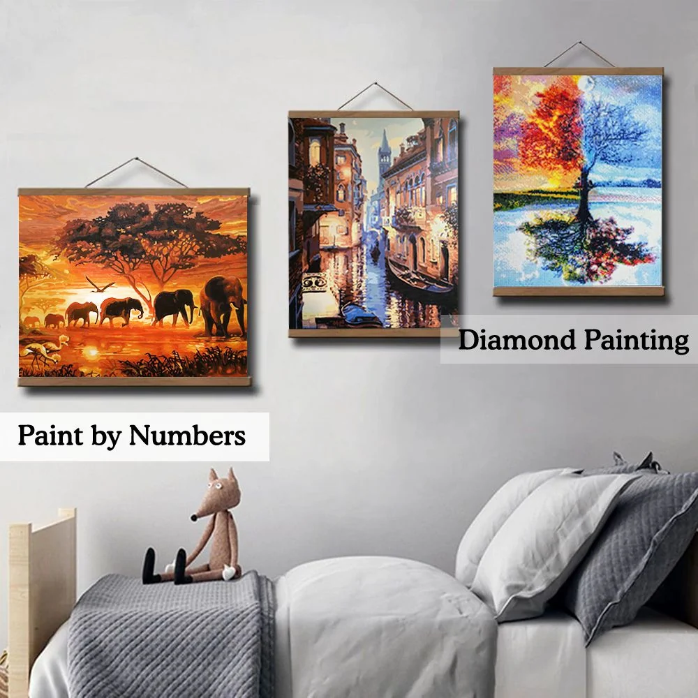 Wooden Magnetic Hanger Frame - Image 4