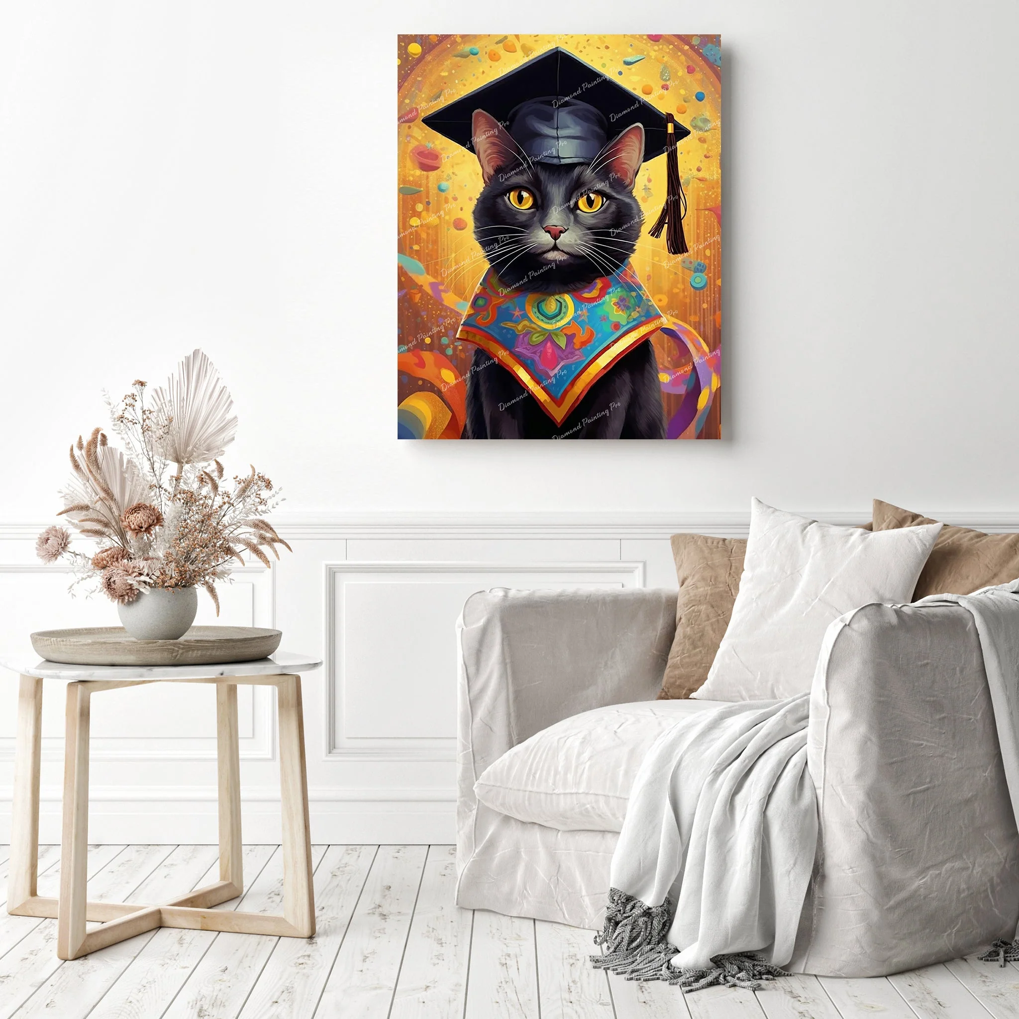 Meowgical Graduation | Diamond Painting - Image 3