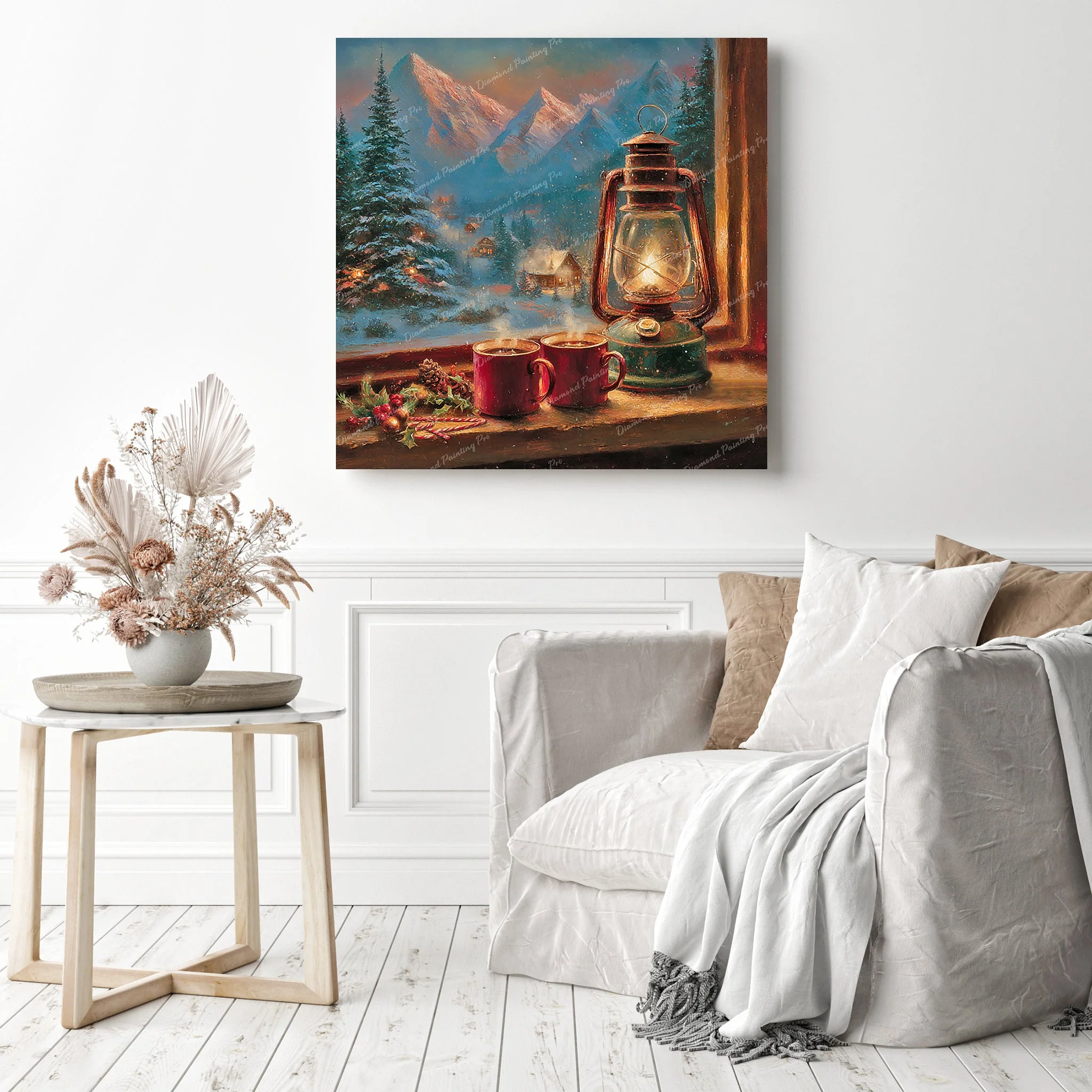 Mountain Cabin Cocoa | Diamond Painting - Image 3