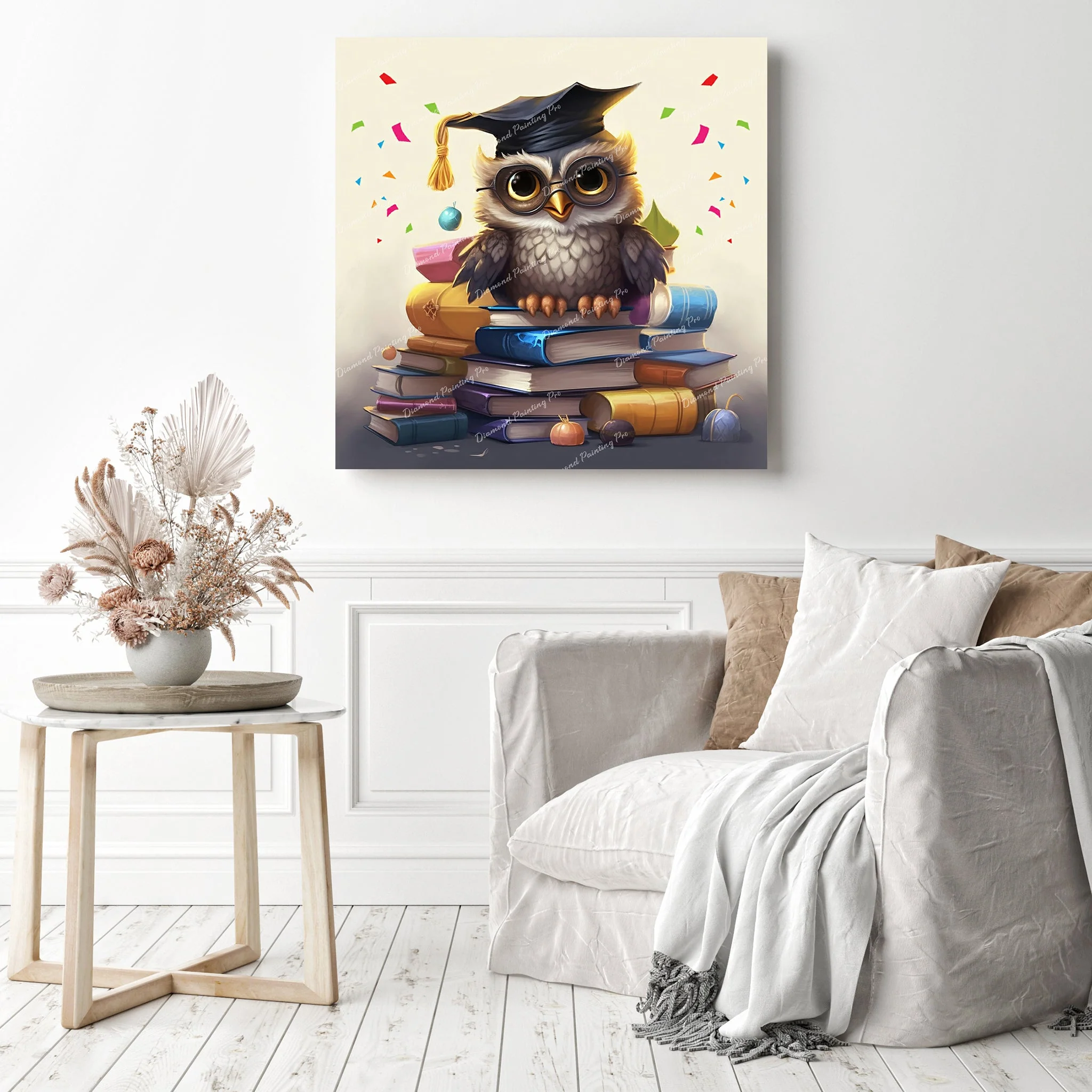 Owl-tstanding Grad Wisdom | Diamond Painting - Image 3