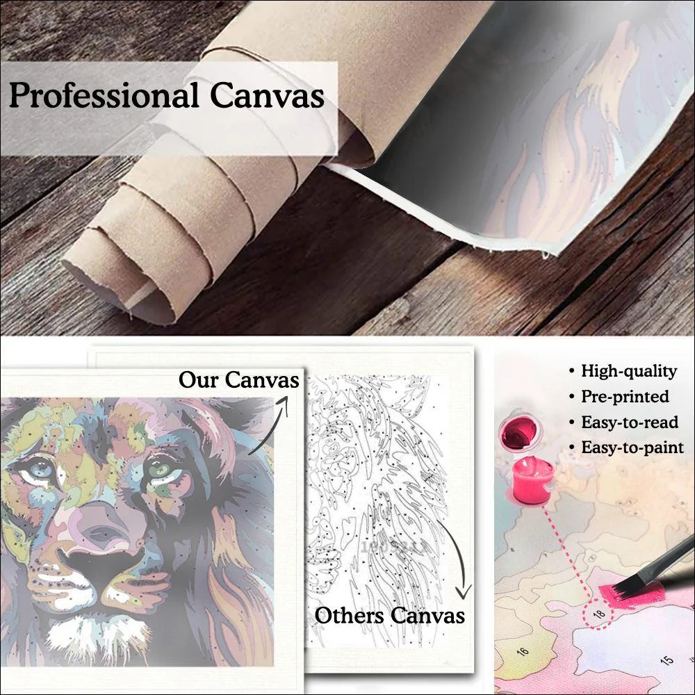 Flowers and Butterlies | Paint By Numbers - Image 6