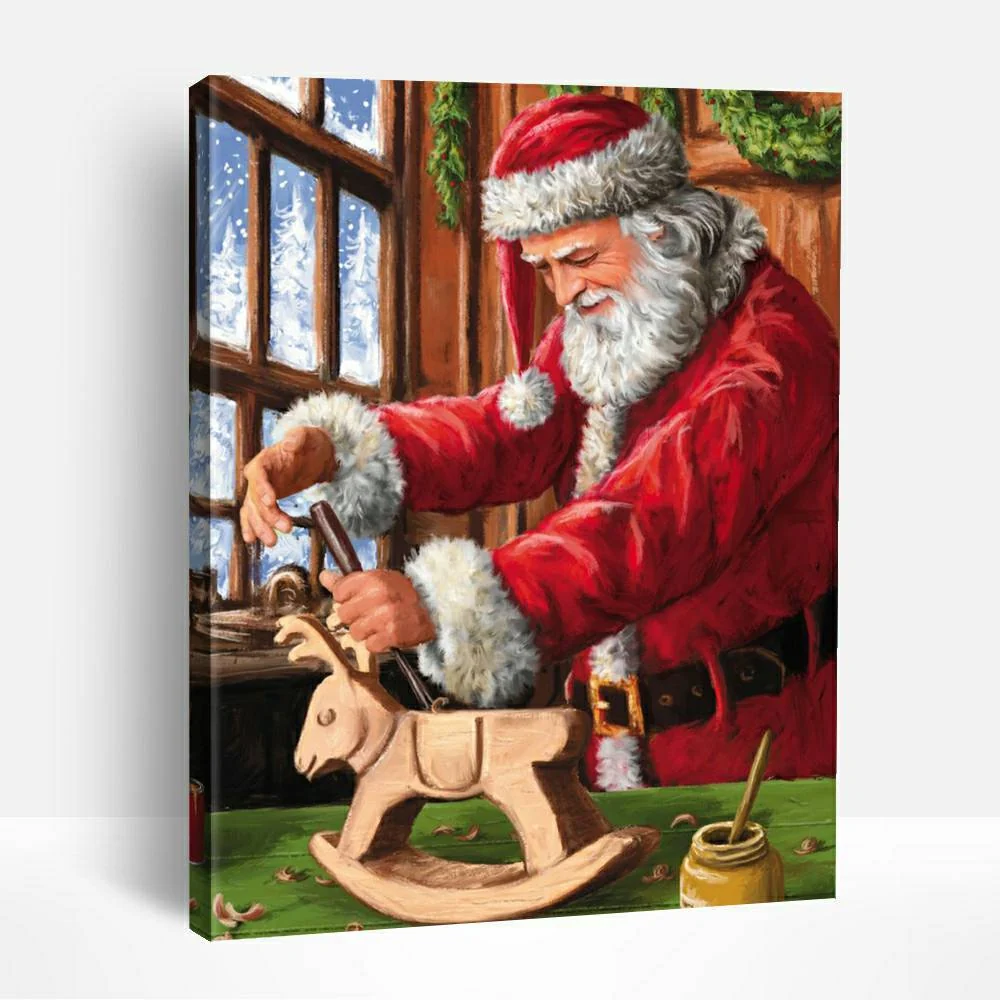 Santa's Workshop | Paint By Numbers