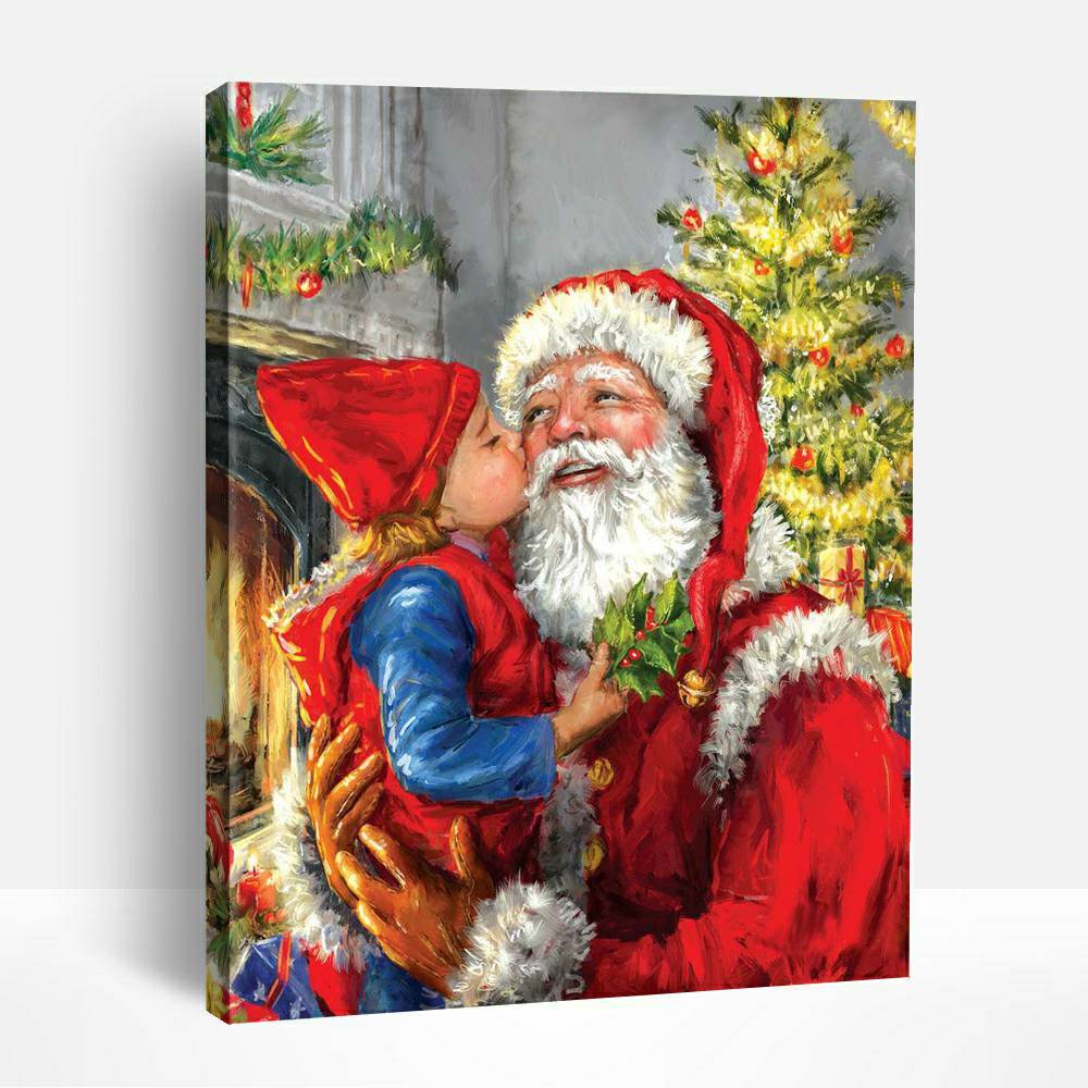 Santa and Holiday Spirit | Paint By Numbers