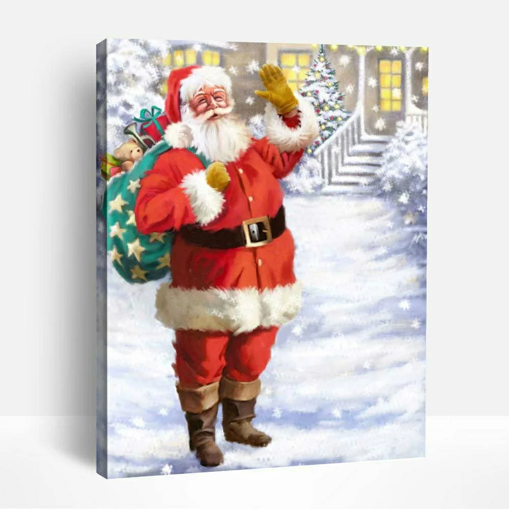 Santa Says Hi | Paint By Numbers