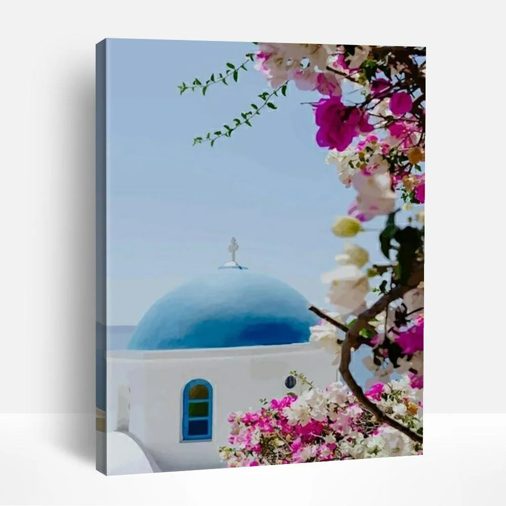 Greek Island | Paint By Numbers
