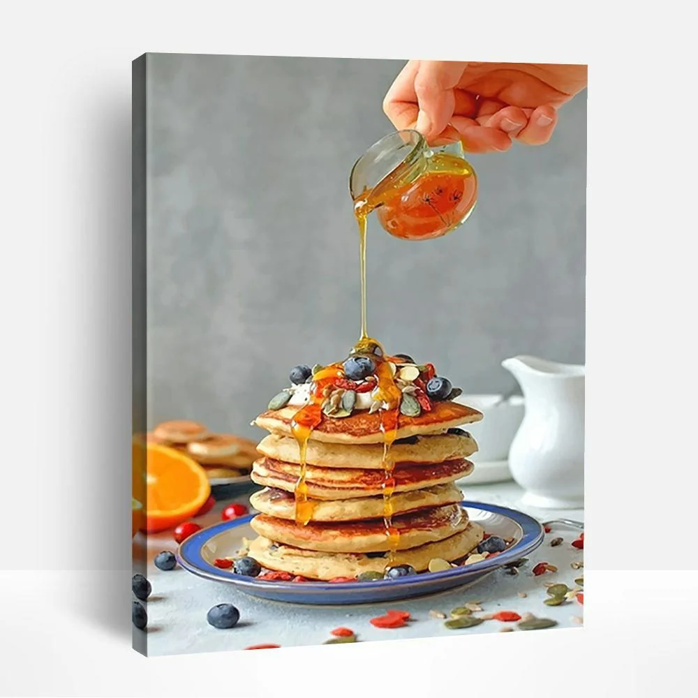 Delicious Pancakes | Paint By Numbers