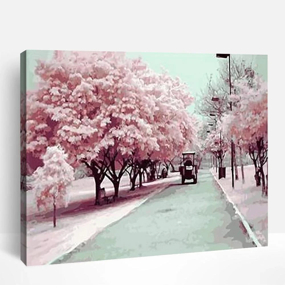 Cherry Blossom Season | Paint By Numbers