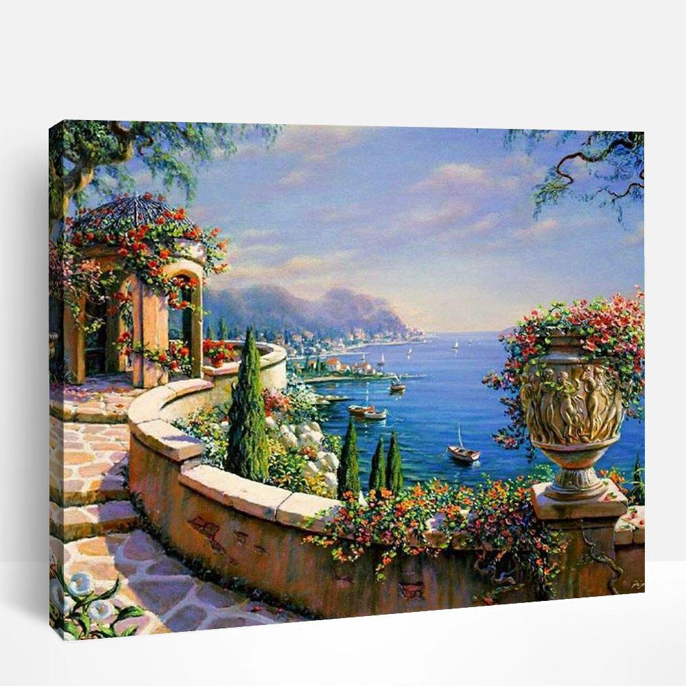 Seaside Walk | Paint By Numbers