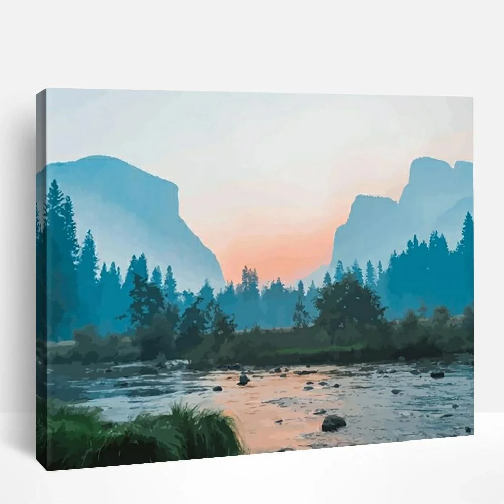 Moutain Scenery | Paint By Numbers