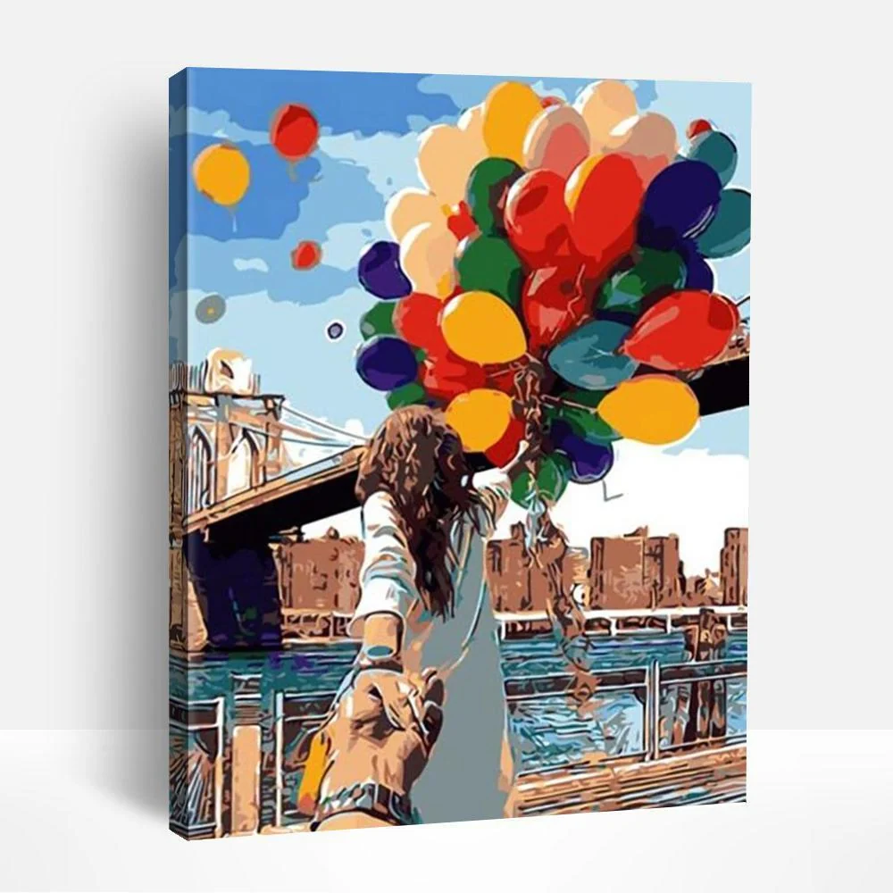 Colorful Balloon Romance | Paint By Numbers