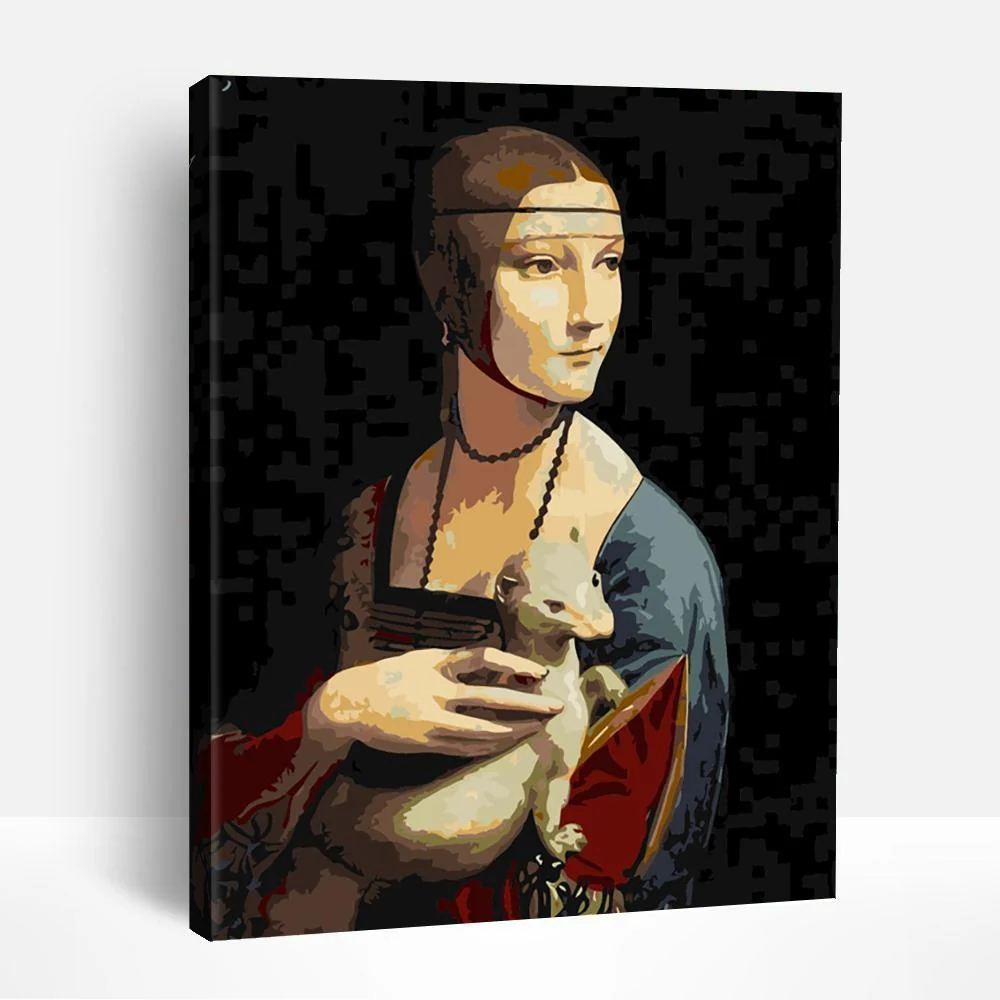 Lady with an Ermine - Da Vinci | Paint By Numbers