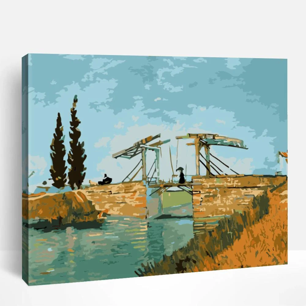 Langlois Bridge at Arles - Van Gogh | Paint By Numbers