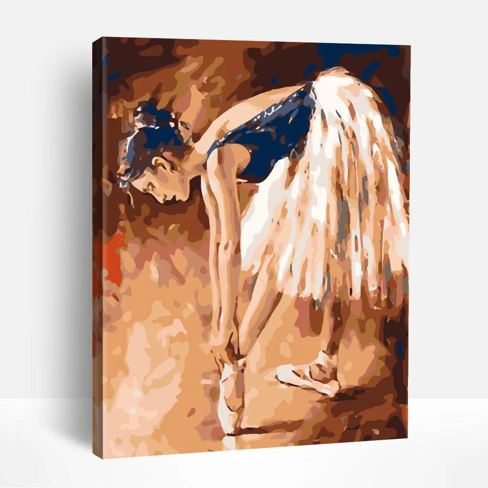 Ballet Dancer Preparing | Paint By Numbers
