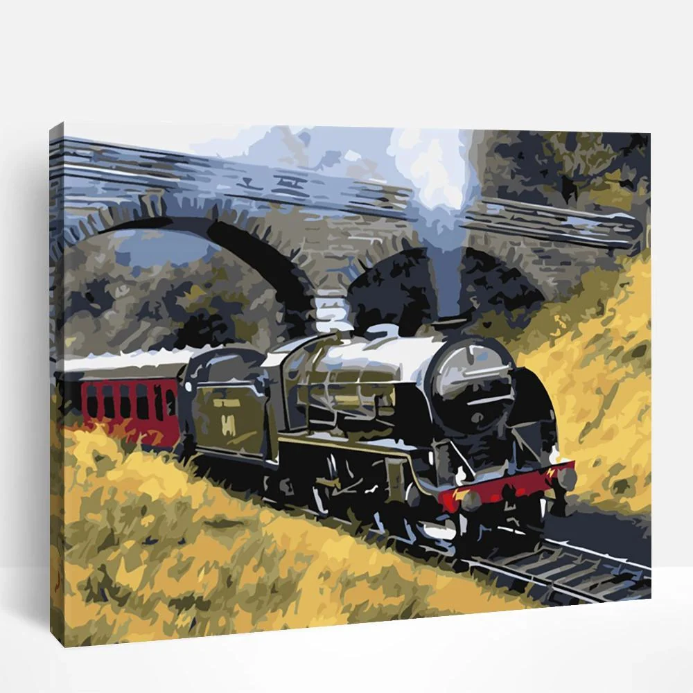 Steam Trains | Paint By Numbers