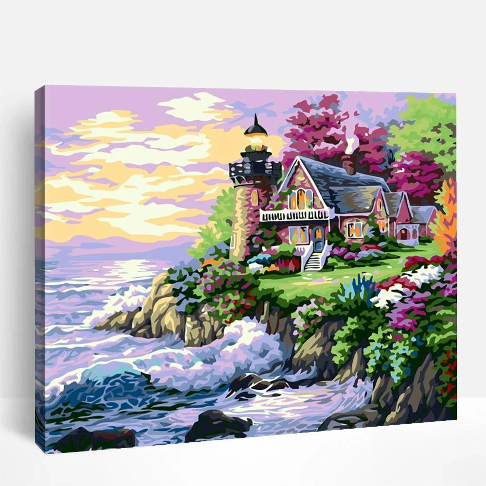 Seaside Lighthouse | Paint By Numbers