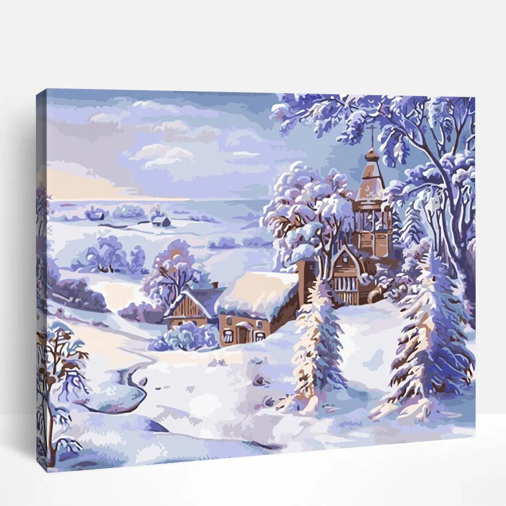 Winter Scene | Paint By Numbers