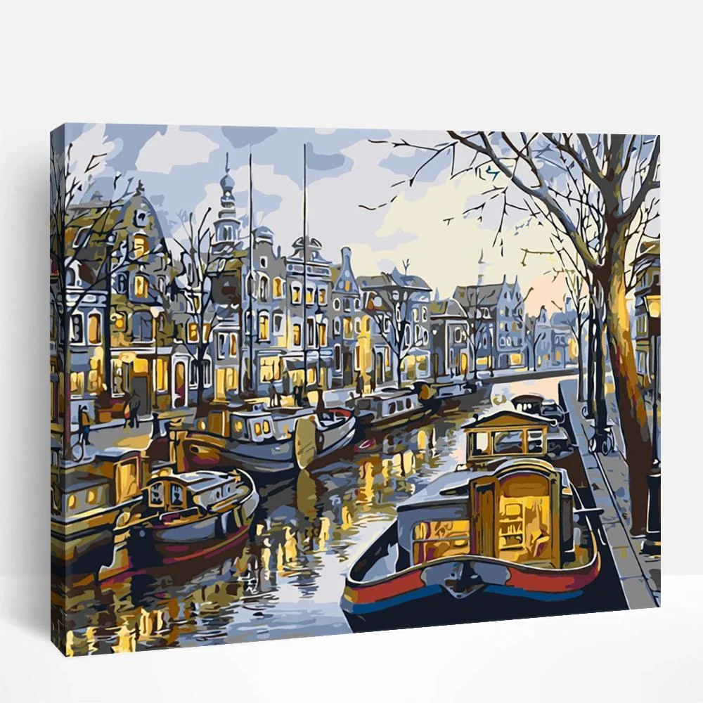 Canal Life | Paint By Numbers